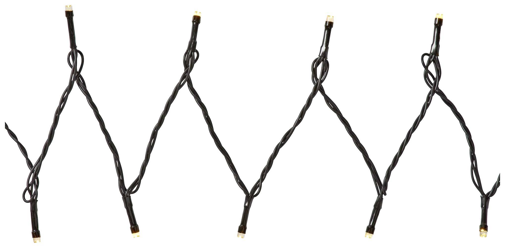 Nedis Lichterkette Innen/Außen EEK: G (A - G) 400 LED Warmweiß, Kaltweiß