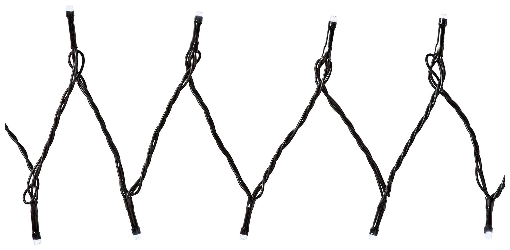 Nedis Lichterkette Innen/Außen EEK: G (A - G) 400 LED Warmweiß, Kaltweiß