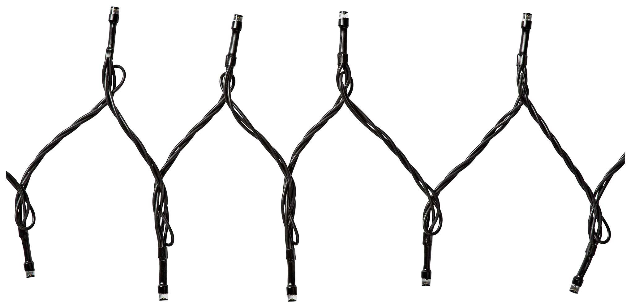 Nedis Lichterkette Innen/Außen EEK: G (A - G) 400 LED Warmweiß, Kaltweiß