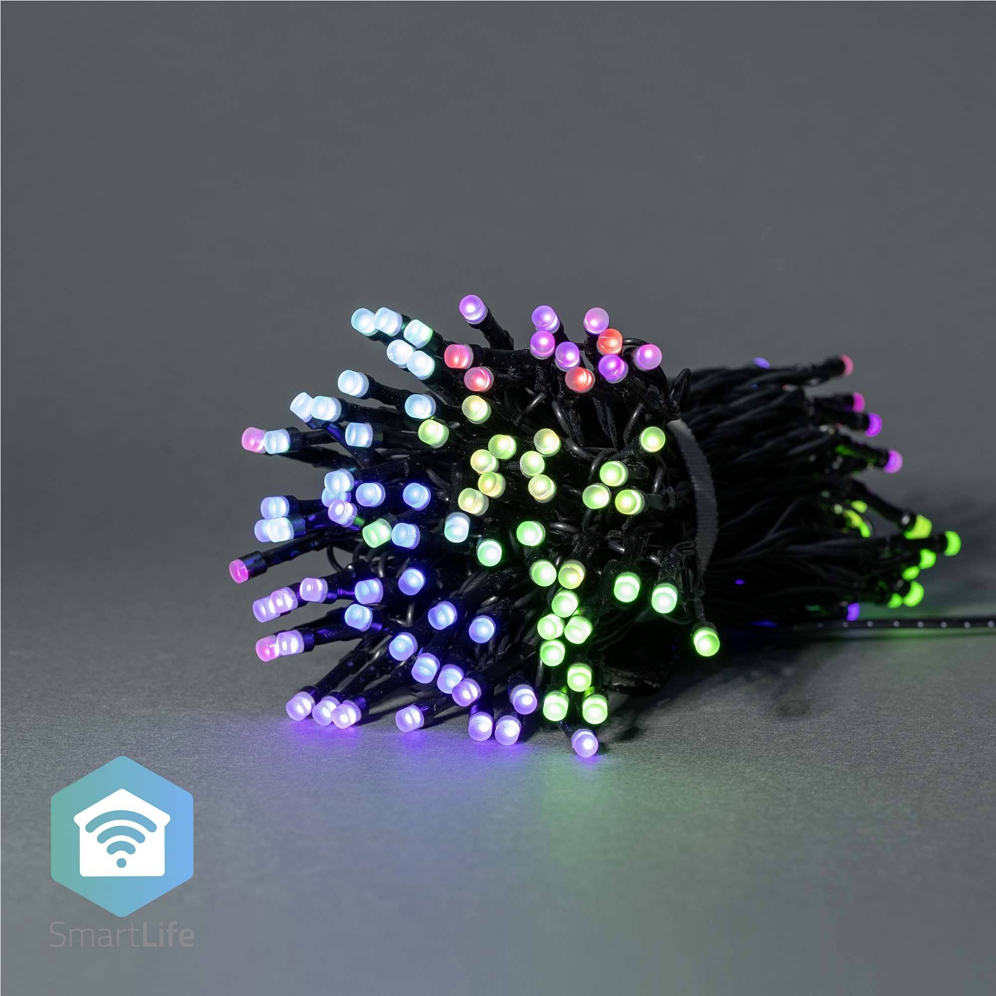 Nedis Lichterkette Innen/Außen EEK: G (A - G) 168 LED RGB