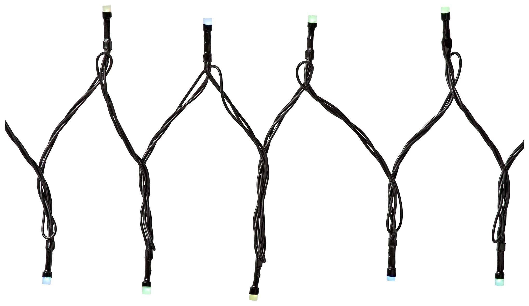 Nedis Lichterkette Innen/Außen EEK: G (A - G) 168 LED RGB