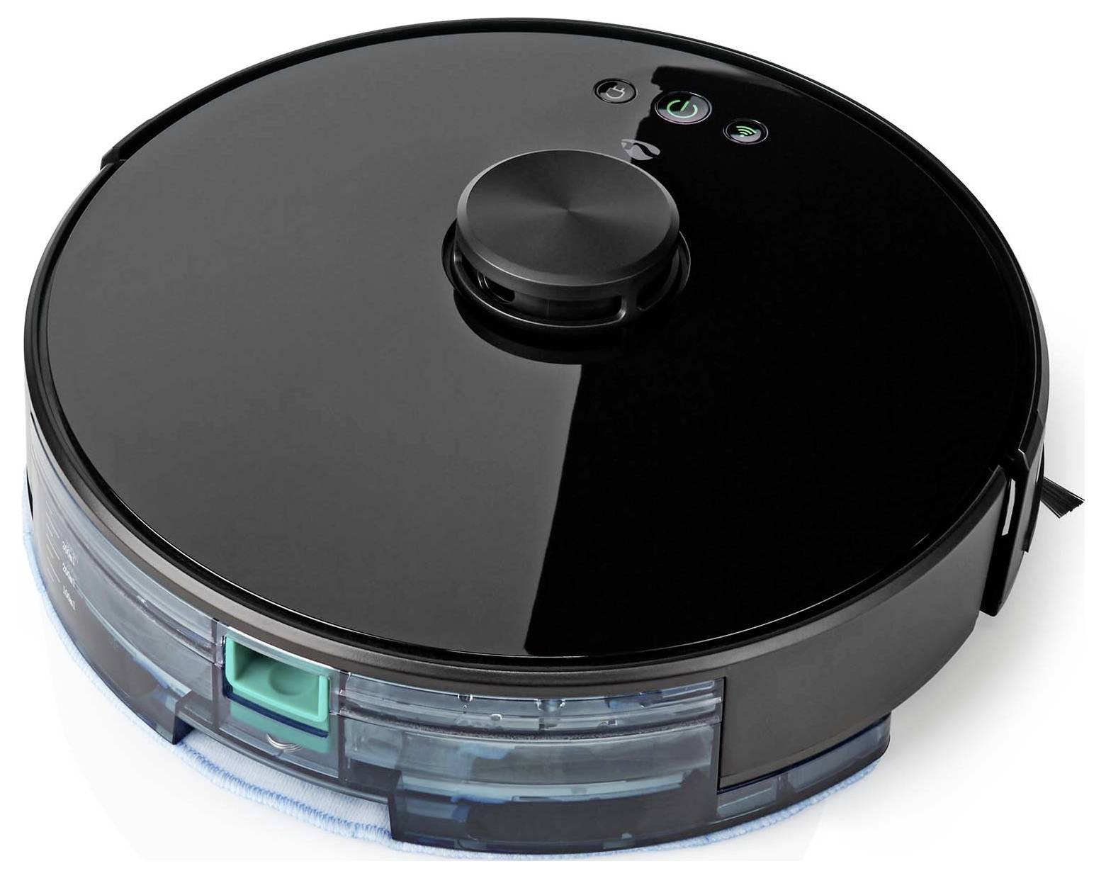 Nedis WIFIVCR001CBK Reinigungsroboter Schwarz App gesteuert, Fernbedienbar