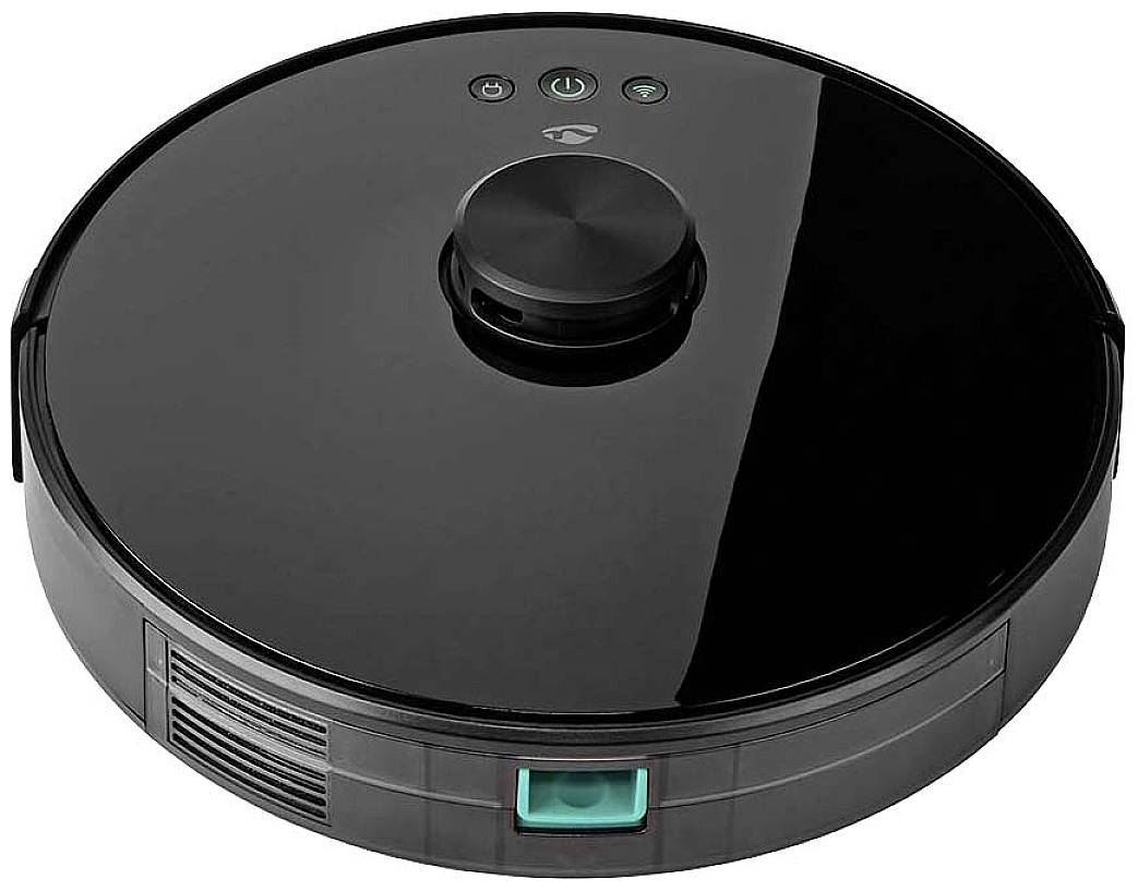 Nedis WIFIVCL001CBK Reinigungsroboter Schwarz App gesteuert, Fernbedienbar