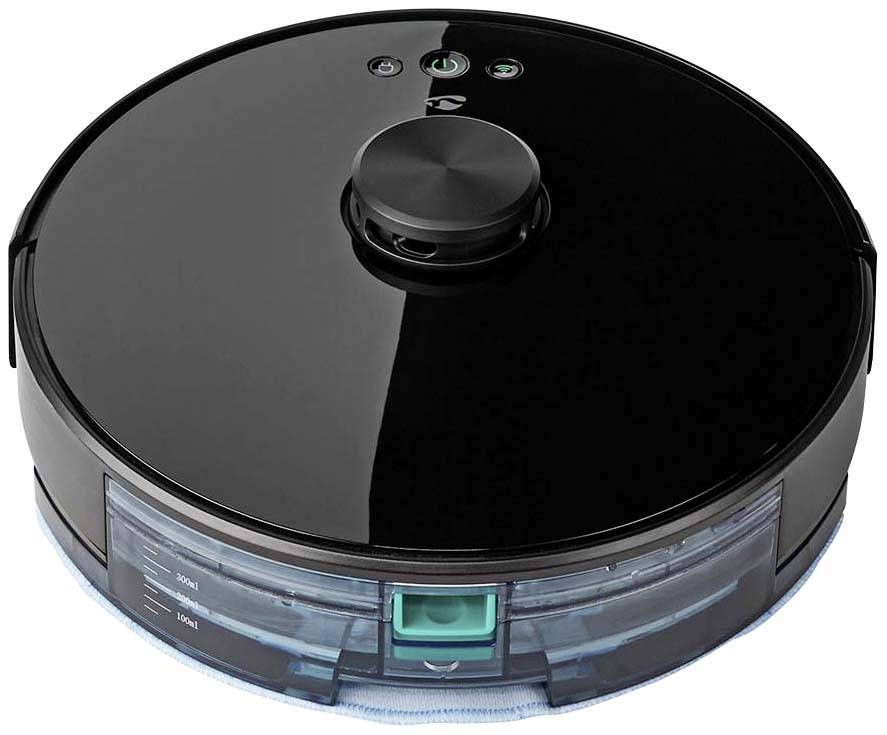 Nedis WIFIVCL001CBK Reinigungsroboter Schwarz App gesteuert, Fernbedienbar