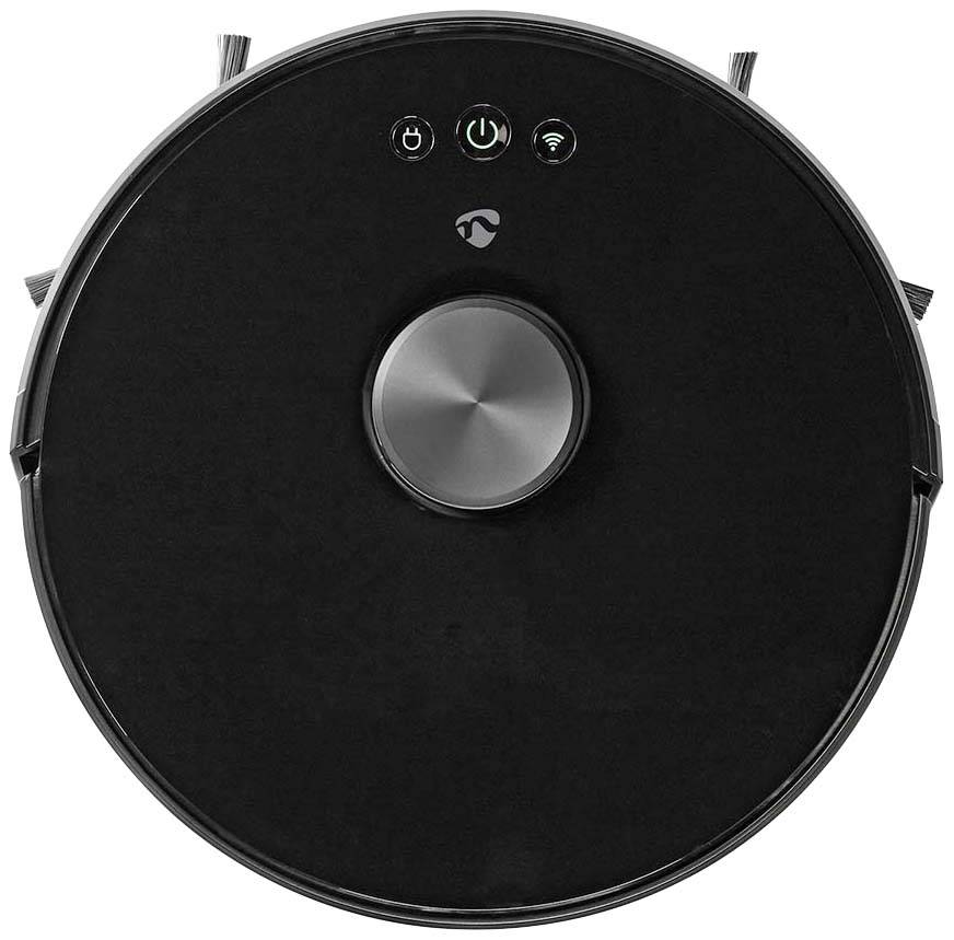 Nedis WIFIVCL001CBK Reinigungsroboter Schwarz App gesteuert, Fernbedienbar