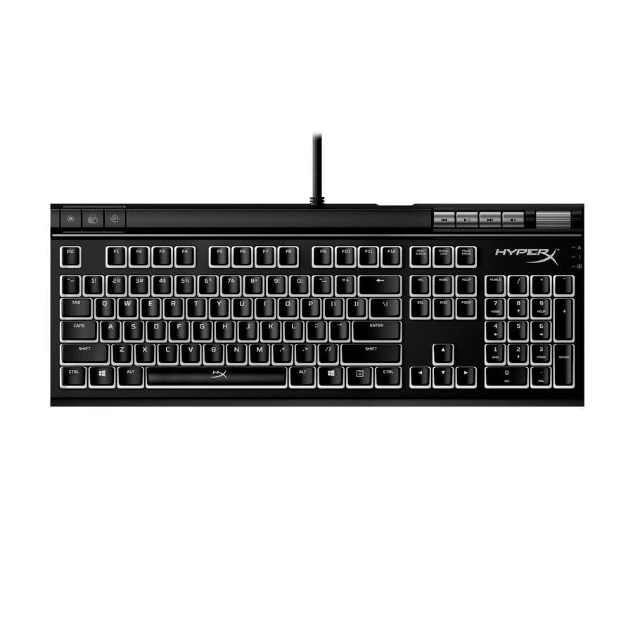 HyperX Alloy Elite 2 Red Kabelgebunden Gaming-Tastatur Deutsch, QWERTZ Schwarz Beleuchtet, Switch: Red