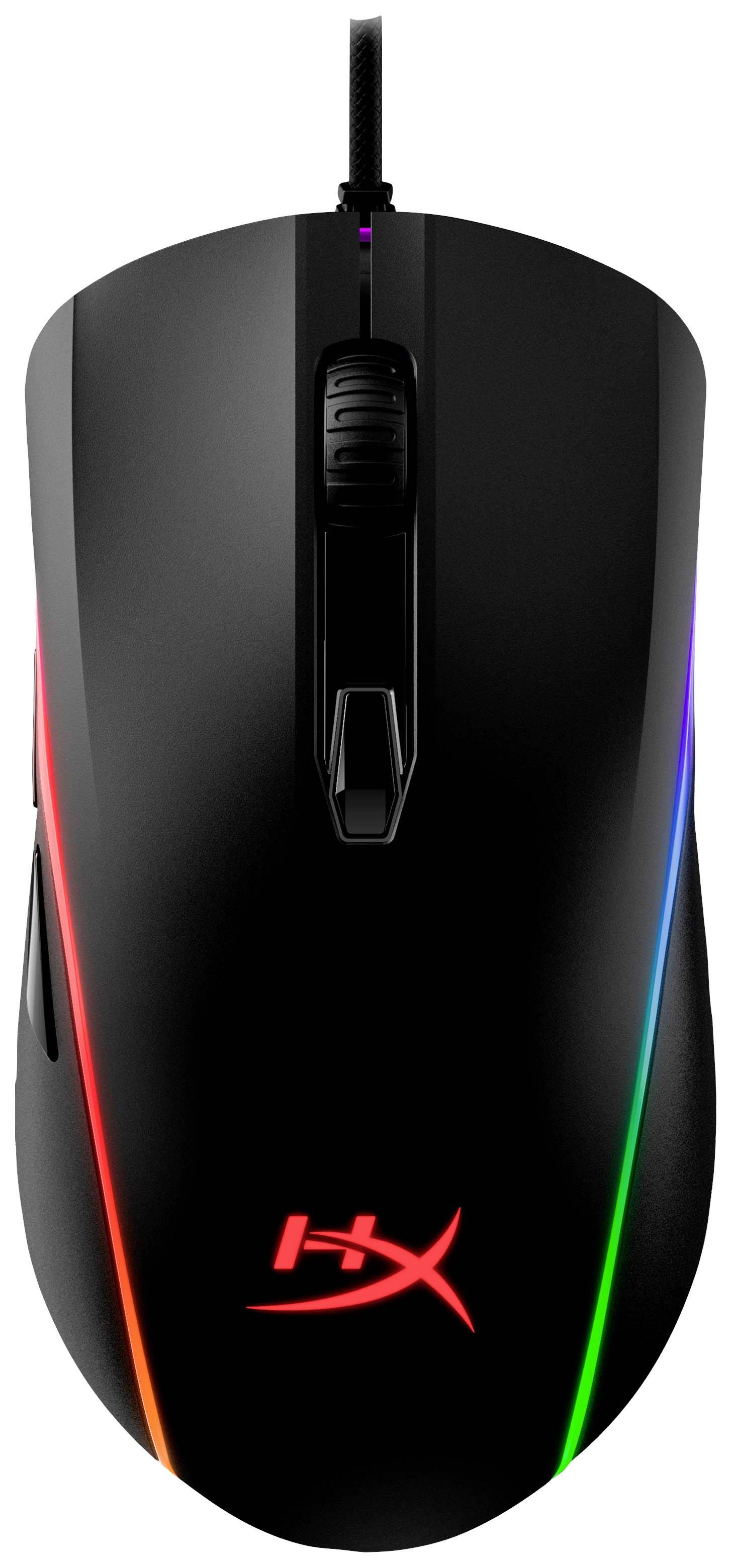 HyperX Pulsefire Surge RGB Mouse Gaming-Maus Kabelgebunden Optisch Schwarz 6 Tasten 16000 dpi