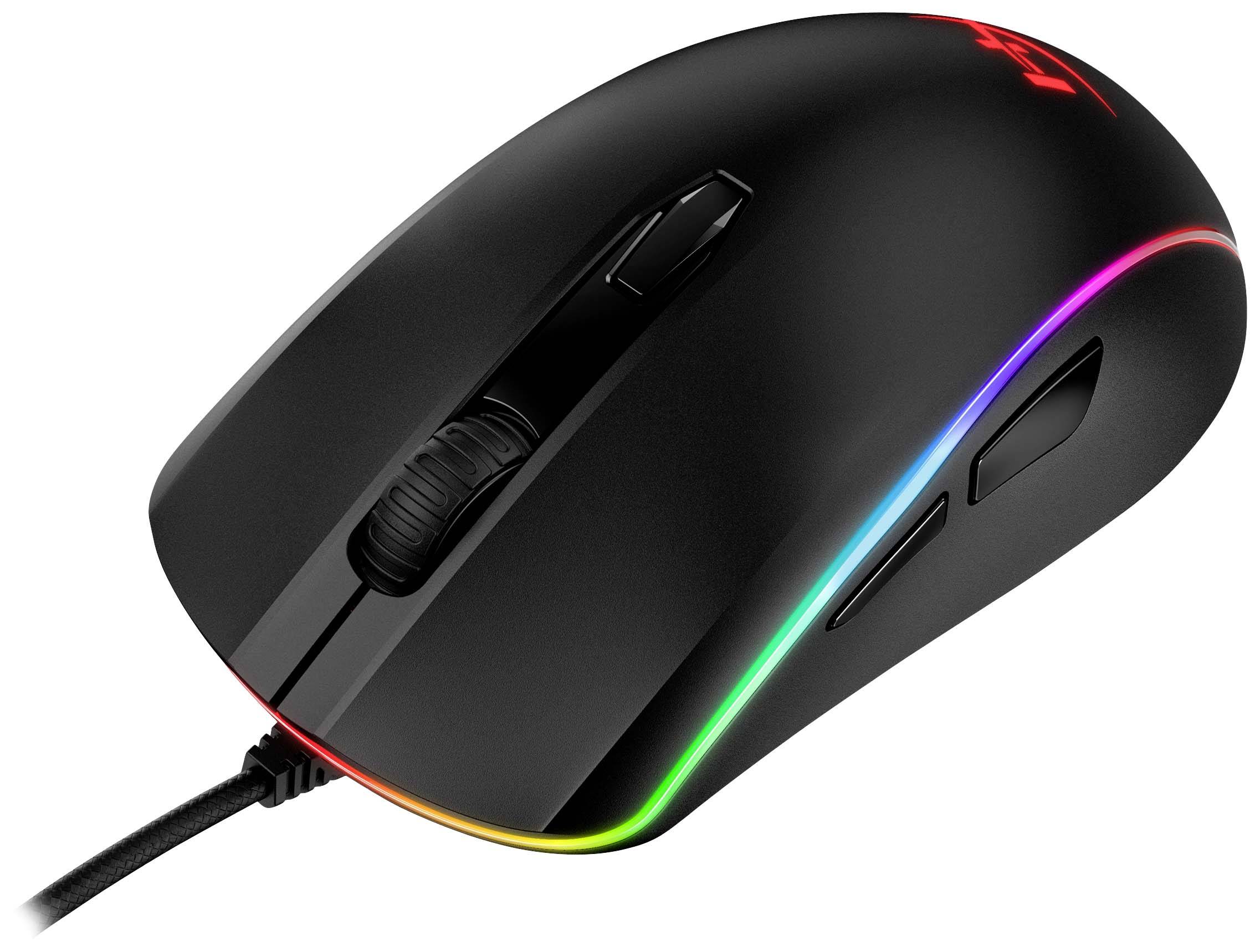 HyperX Pulsefire Surge RGB Mouse Gaming-Maus Kabelgebunden Optisch Schwarz 6 Tasten 16000 dpi