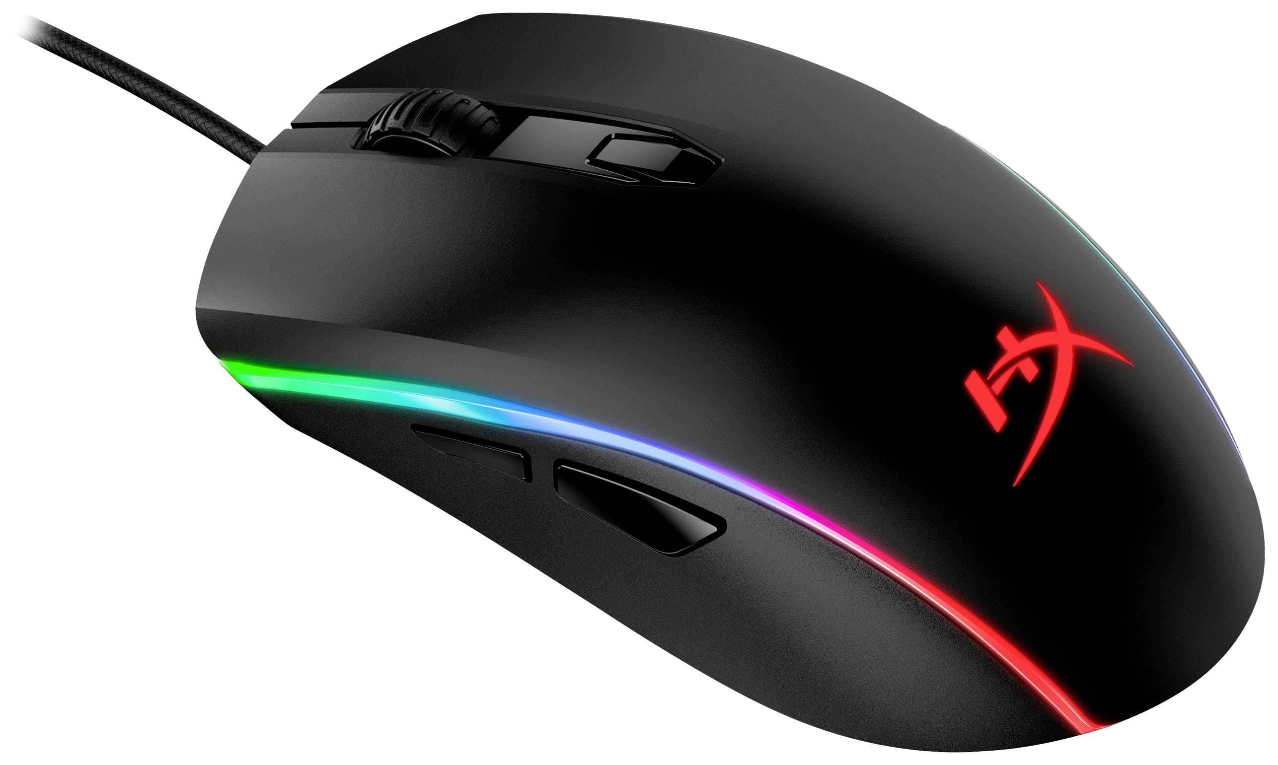 HyperX Pulsefire Surge RGB Mouse Gaming-Maus Kabelgebunden Optisch Schwarz 6 Tasten 16000 dpi