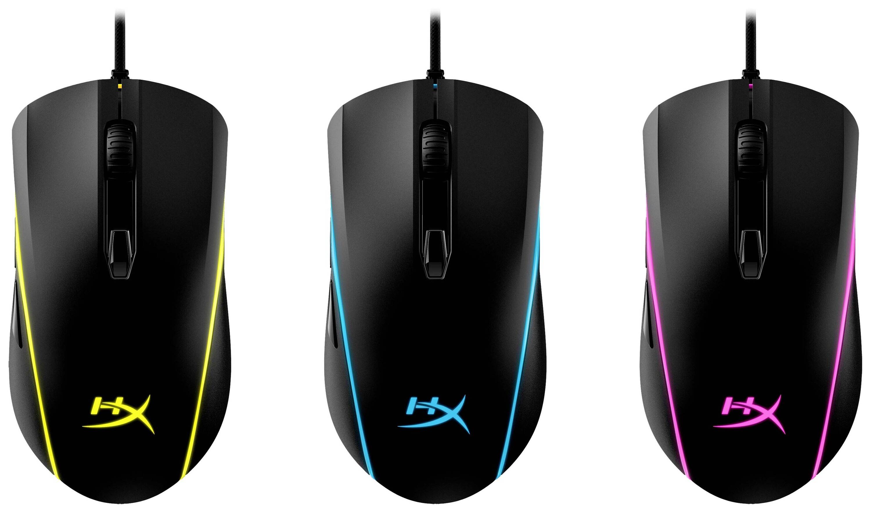 HyperX Pulsefire Surge RGB Mouse Gaming-Maus Kabelgebunden Optisch Schwarz 6 Tasten 16000 dpi
