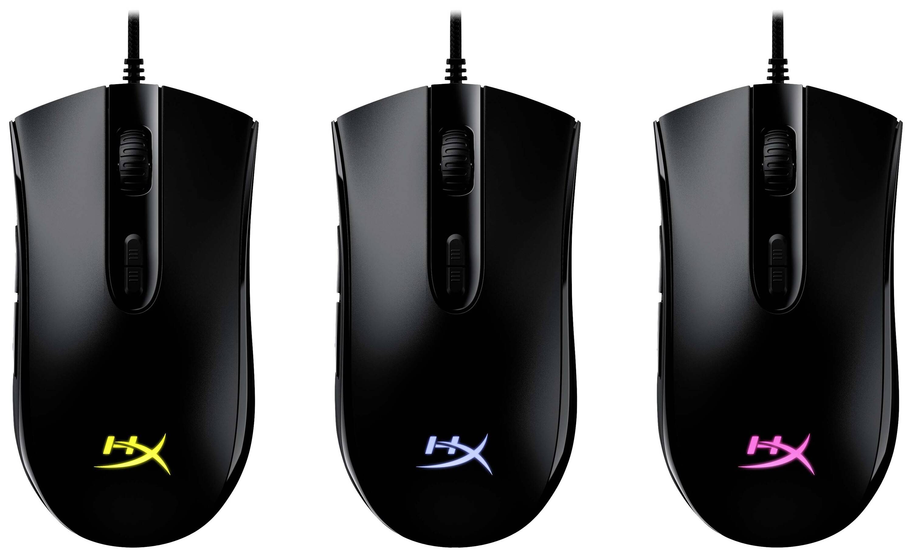 HyperX Pulsefire Core Gaming-Maus Kabelgebunden Optisch Schwarz 7 Tasten 3200 dpi Beleuchtet
