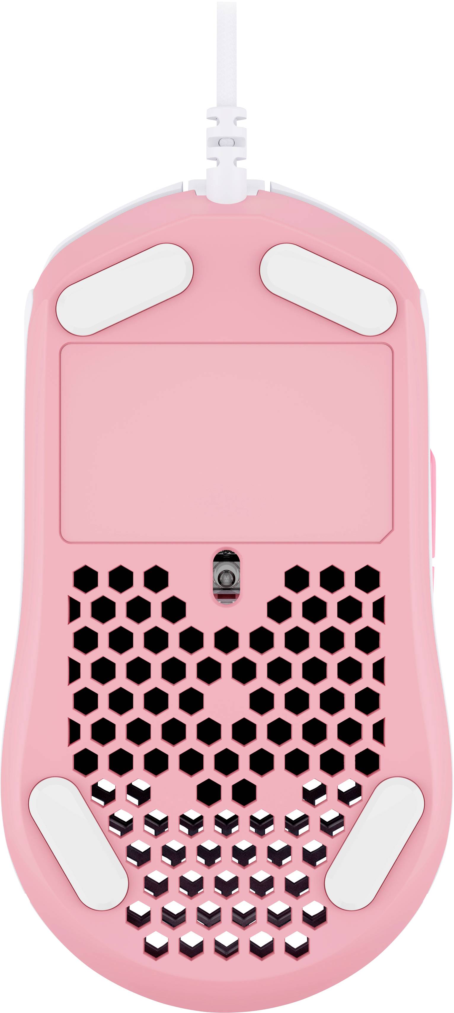 HyperX Pulsefire Haste Gaming-Maus Kabelgebunden Optisch Weiß, Pink 6 Tasten 16000 dpi Beleuchtet