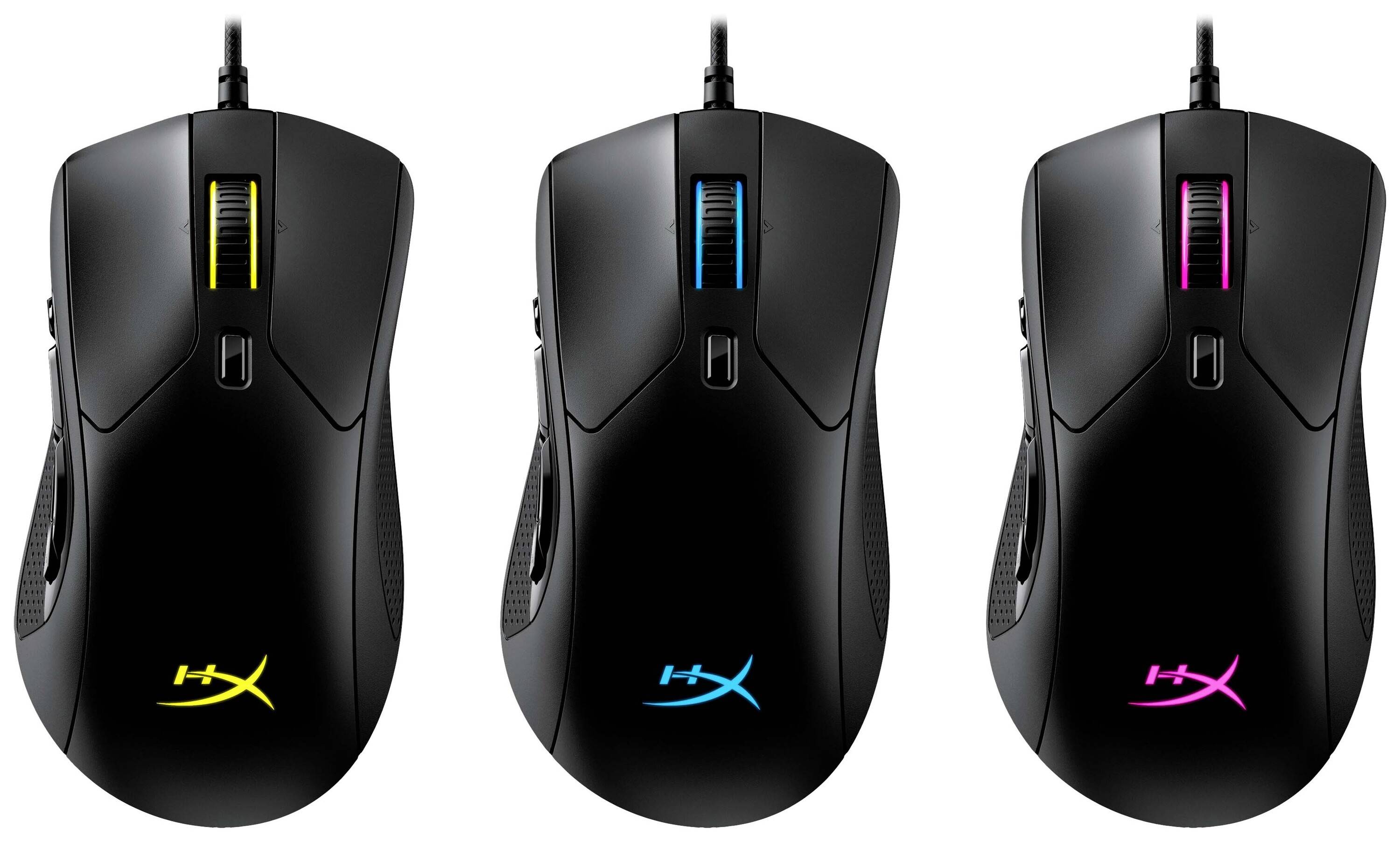 HyperX Pulsefire Raid Gaming-Maus Kabelgebunden Optisch Schwarz 11 Tasten 16000 dpi Beleuchtet