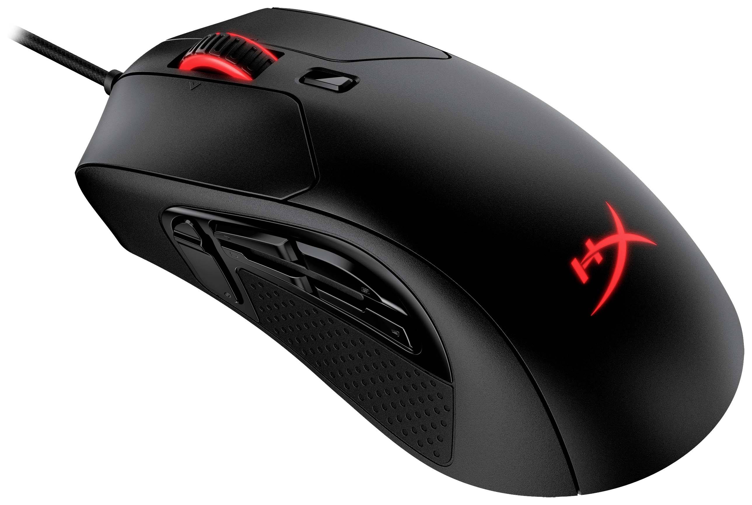 HyperX Pulsefire Raid Gaming-Maus Kabelgebunden Optisch Schwarz 11 Tasten 16000 dpi Beleuchtet