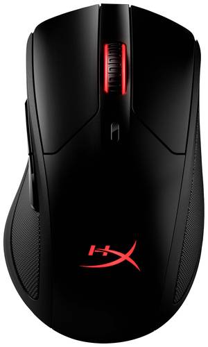 HyperX Pulsefire Dart Wireless Gaming-Maus Kabellos, Funk, Kabelgebunden Optisch Schwarz 6 Tasten 16
