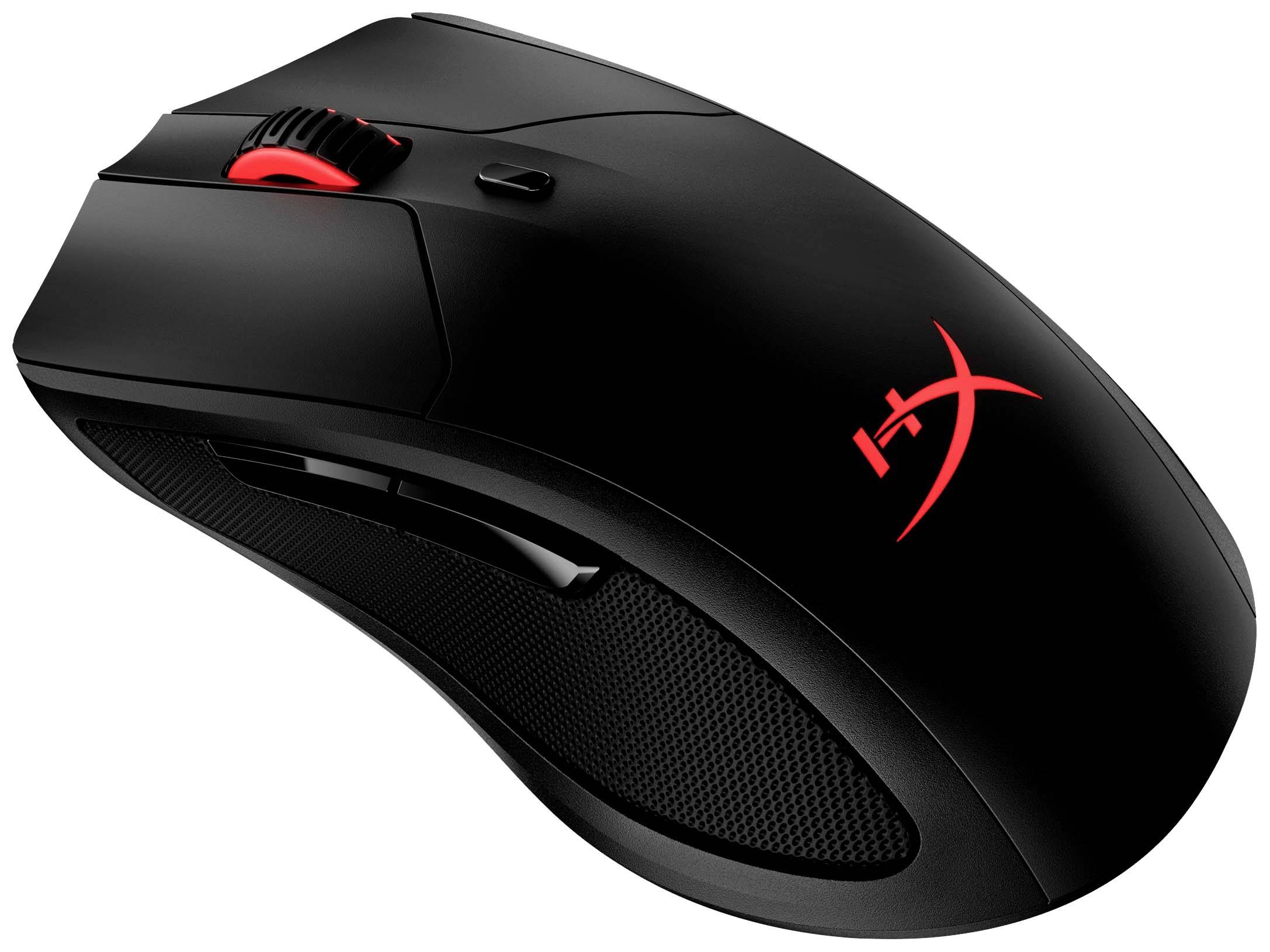 HyperX Pulsefire Dart Wireless Gaming-Maus Kabellos, Funk, Kabelgebunden Optisch Schwarz 6 Tasten 16000 dpi Beleuchtet