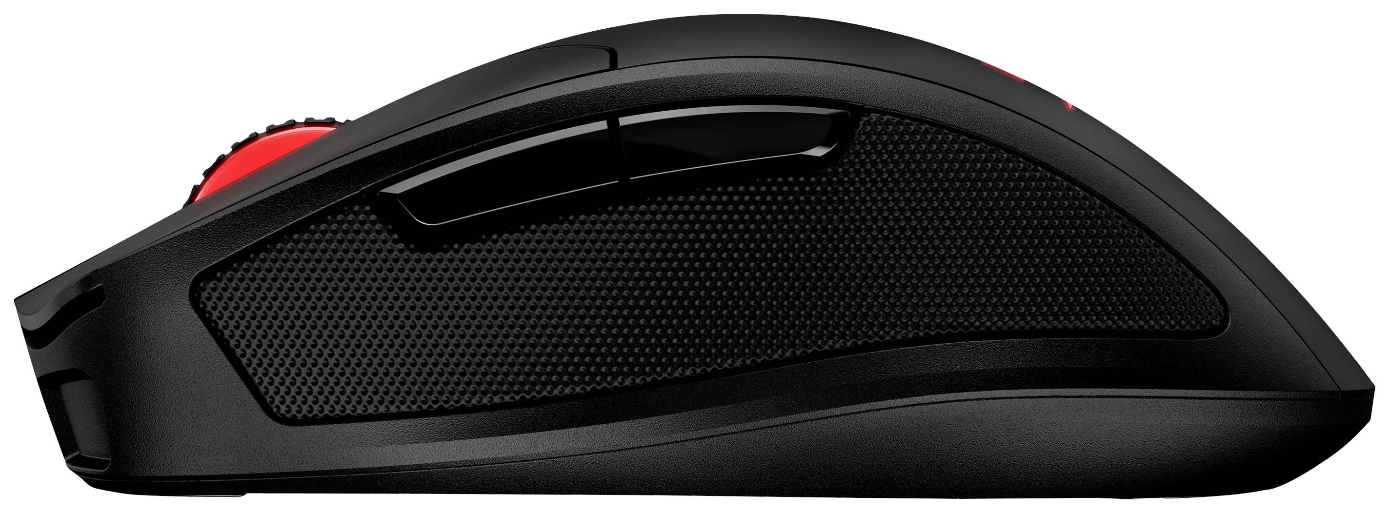 HyperX Pulsefire Dart Wireless Gaming-Maus Kabellos, Funk, Kabelgebunden Optisch Schwarz 6 Tasten 16000 dpi Beleuchtet