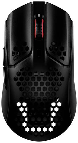 HyperX Pulsefire Haste Wireless Gaming-Maus Funk Optisch Schwarz 6 Tasten 16000 dpi Beleuchtet
