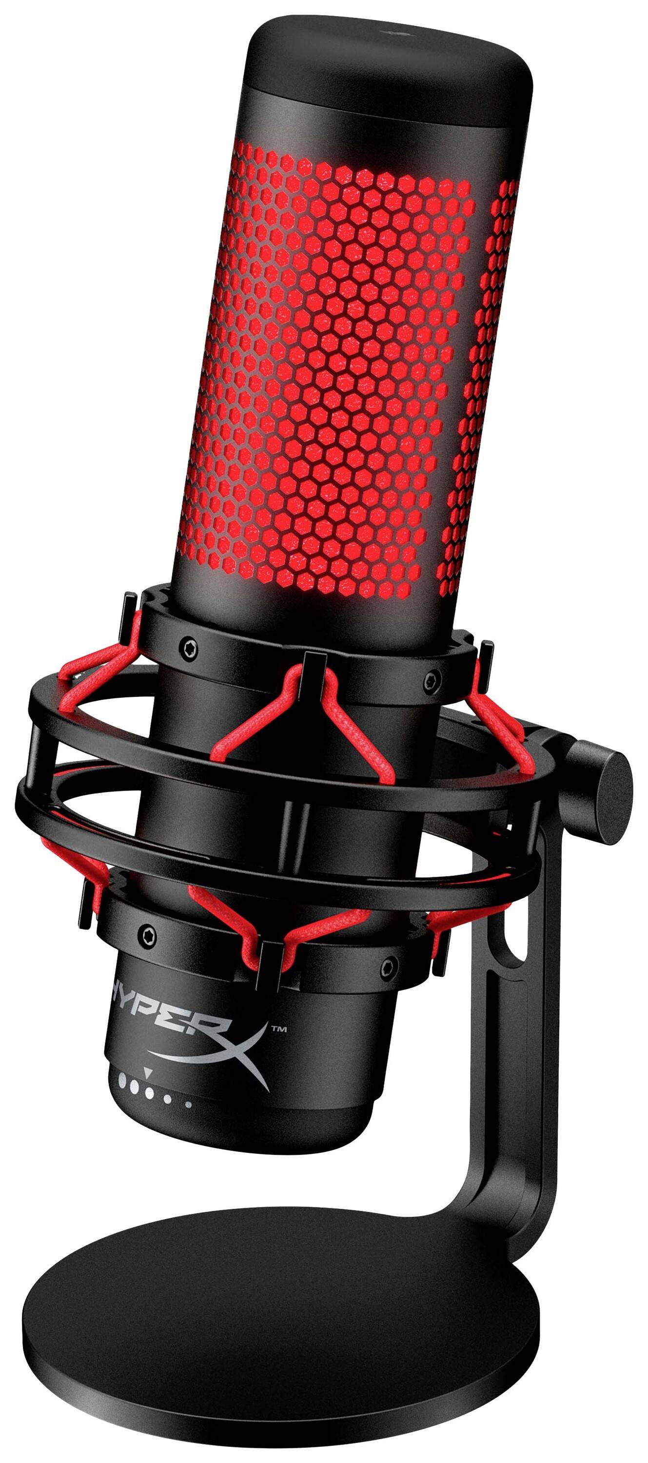 Stand PC-Mikrofon HyperX QuadCast Übertragungsart (Details):Kabelgebunden Standfuß