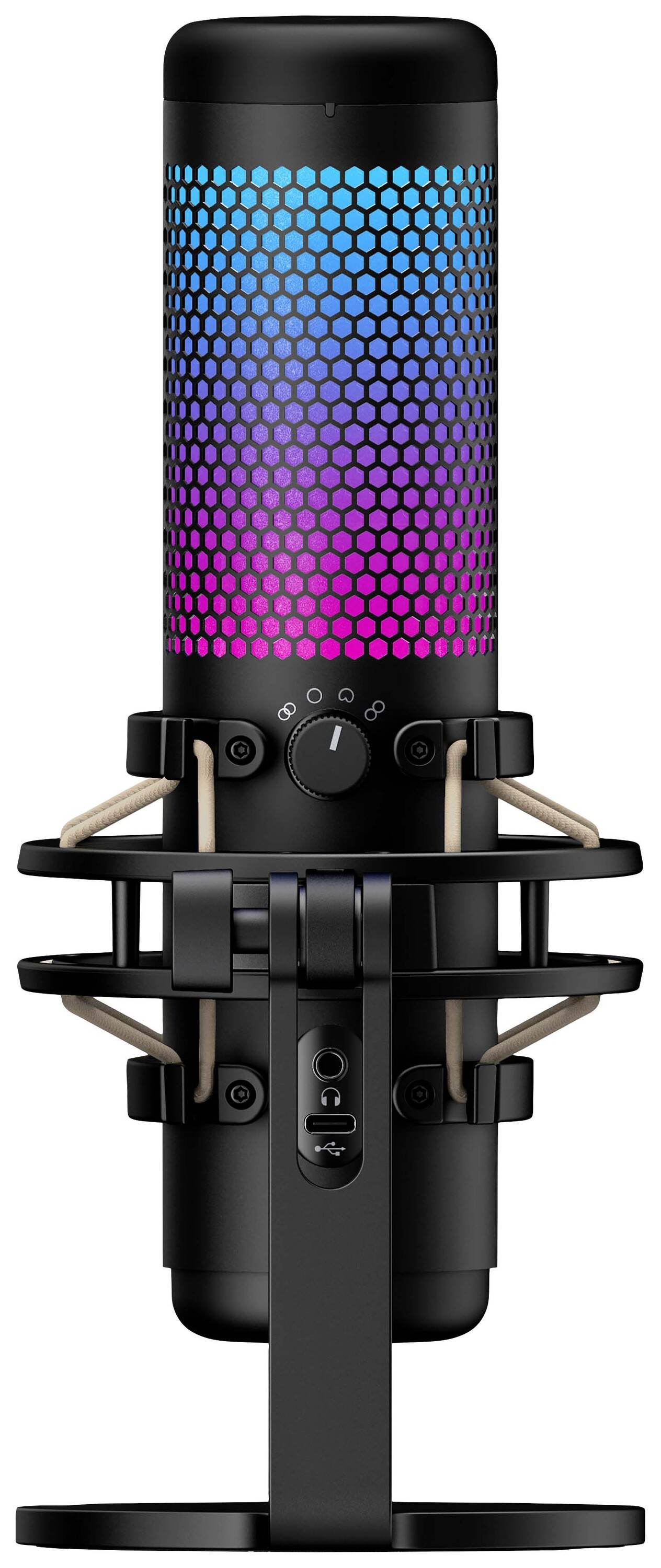 HyperX QuadCast S Stand PC-Mikrofon Übertragungsart (Details):Kabelgebunden Standfuß USB Kabelgebunden Schwarz