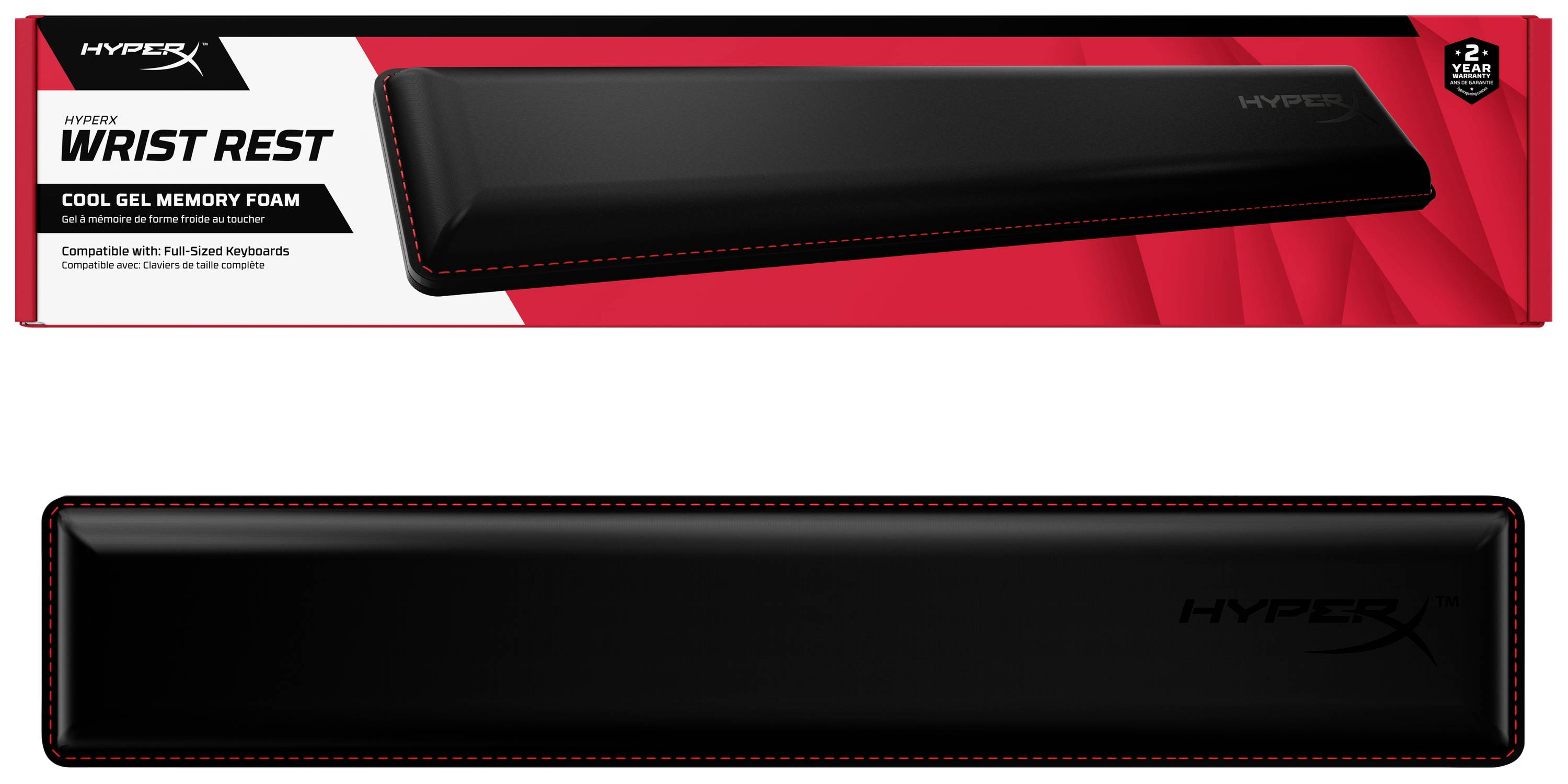HyperX Wrist Rest Handballenauflage Schwarz