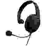 HyperX Cloud Chat Headset (PS4 licensed) Gaming Over Ear Headset kabelgebunden Mono Schwarz/Blau Lautstärkeregelung