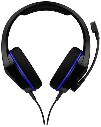 HyperX Cloud Stinger Core PS4 Headset Gaming Over Ear Headset kabelgebunden Schwarz/Blau Lautstärke