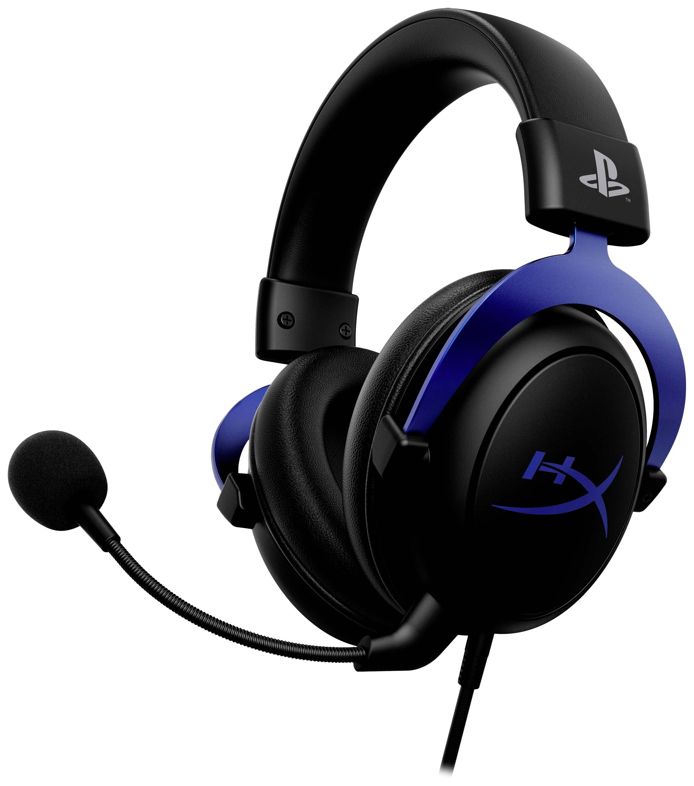 HyperX Cloud Gaming Over Ear Headset kabelgebunden Stereo Schwarz/Blau Gaming
