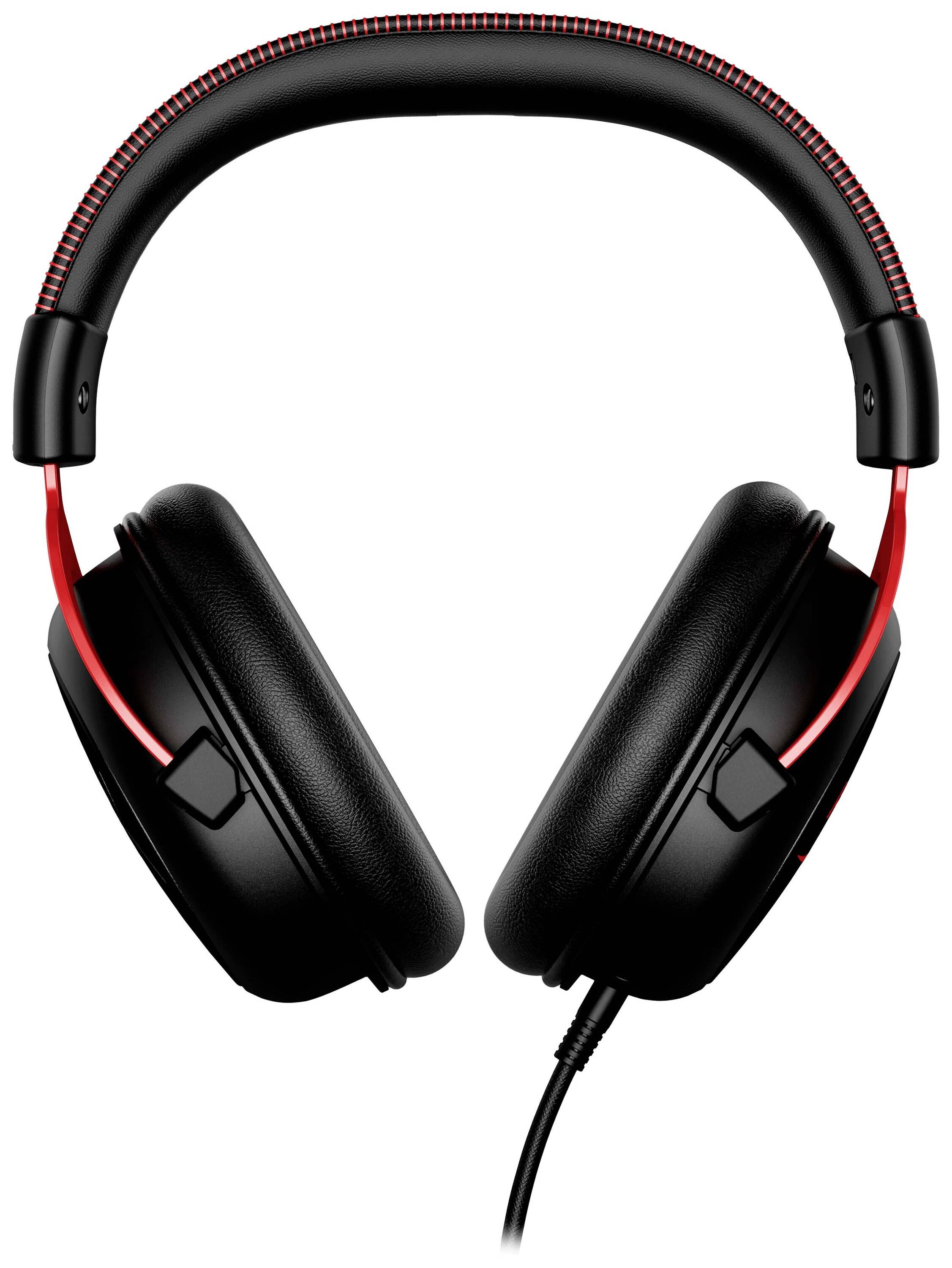 HyperX Cloud II Red Gaming Over Ear Headset kabelgebunden Stereo Schwarz/Rot