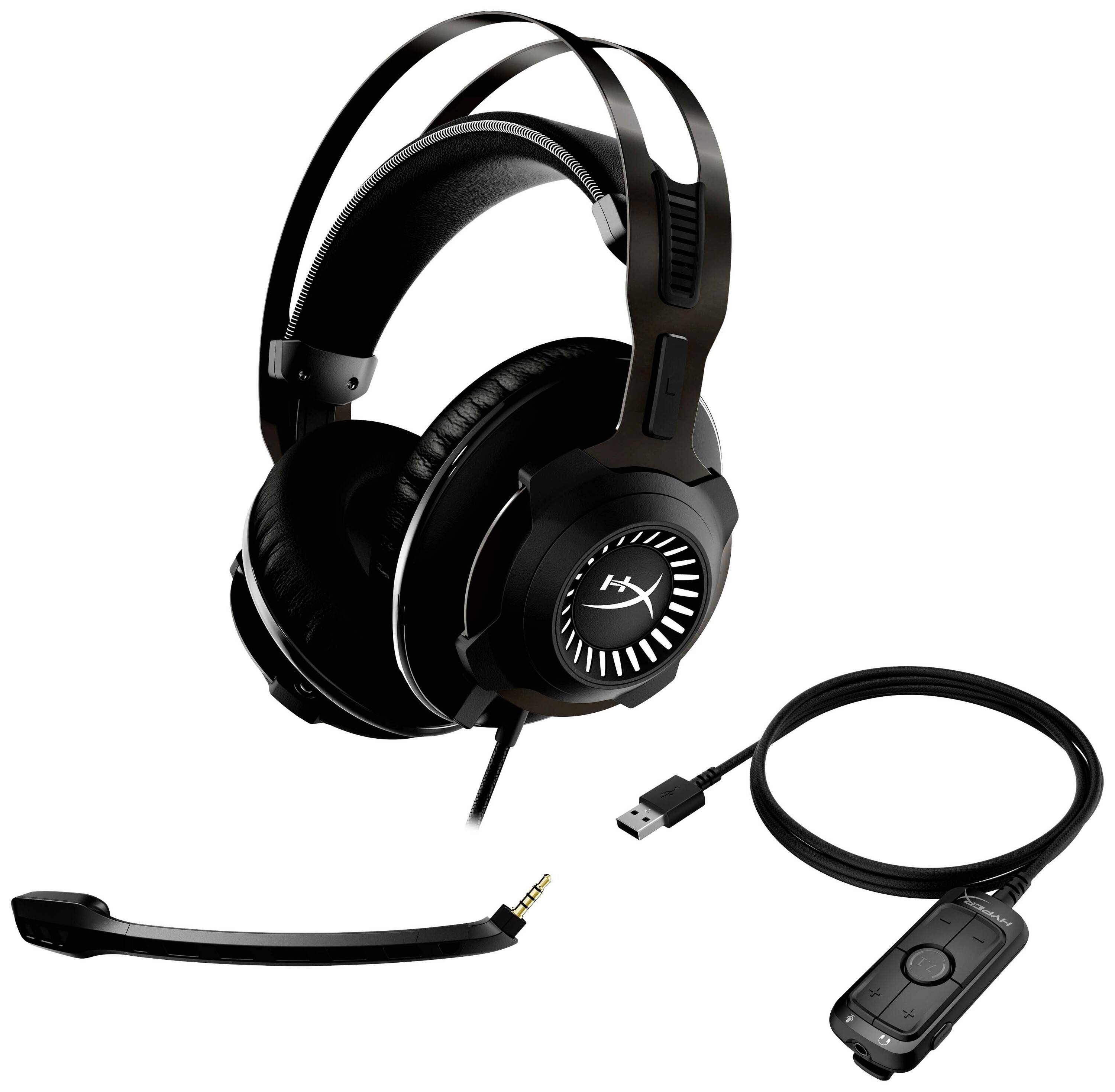 HyperX Cloud Revolver 7.1 Over Ear Headset kabelgebunden Stereo Schwarz Gaming
