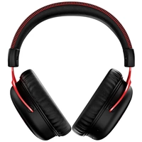 HyperX Cloud II Wireless Over Ear Headset kabelgebunden, Funk Stereo Schwarz/Rot Gaming HyperX Cloud II Wireless Over Ear Headset kabelgebunden, Funk Stereo Schwarz/Rot Gaming