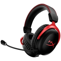 HyperX Cloud II Wireless Over Ear Headset kabelgebunden, Funk Stereo Schwarz/Rot Gaming HyperX Cloud II Wireless Over Ear Headset kabelgebunden, Funk Stereo Schwarz/Rot Gaming