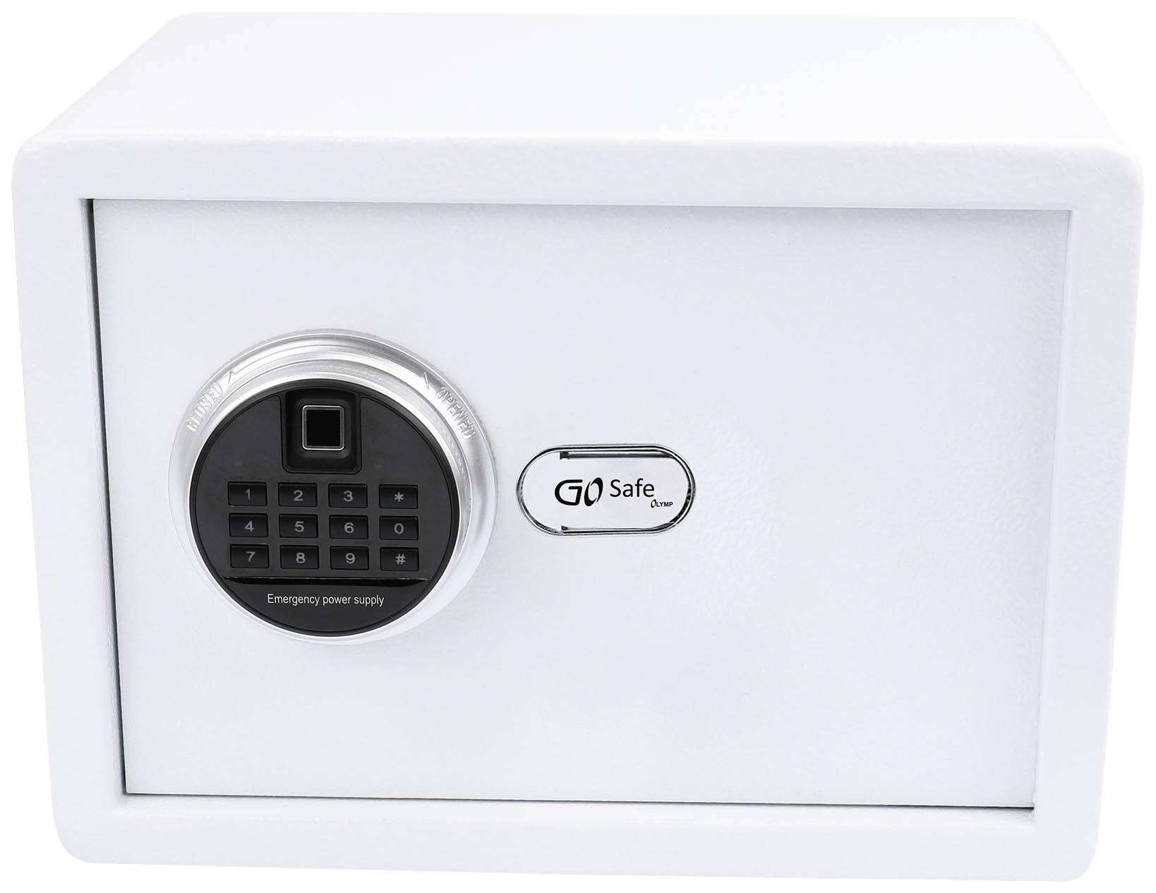 Olympia 7103 Gosafe 120FP Tresor Fingerabdruckschloss, Zahlenschloss, Schlüsselschloss