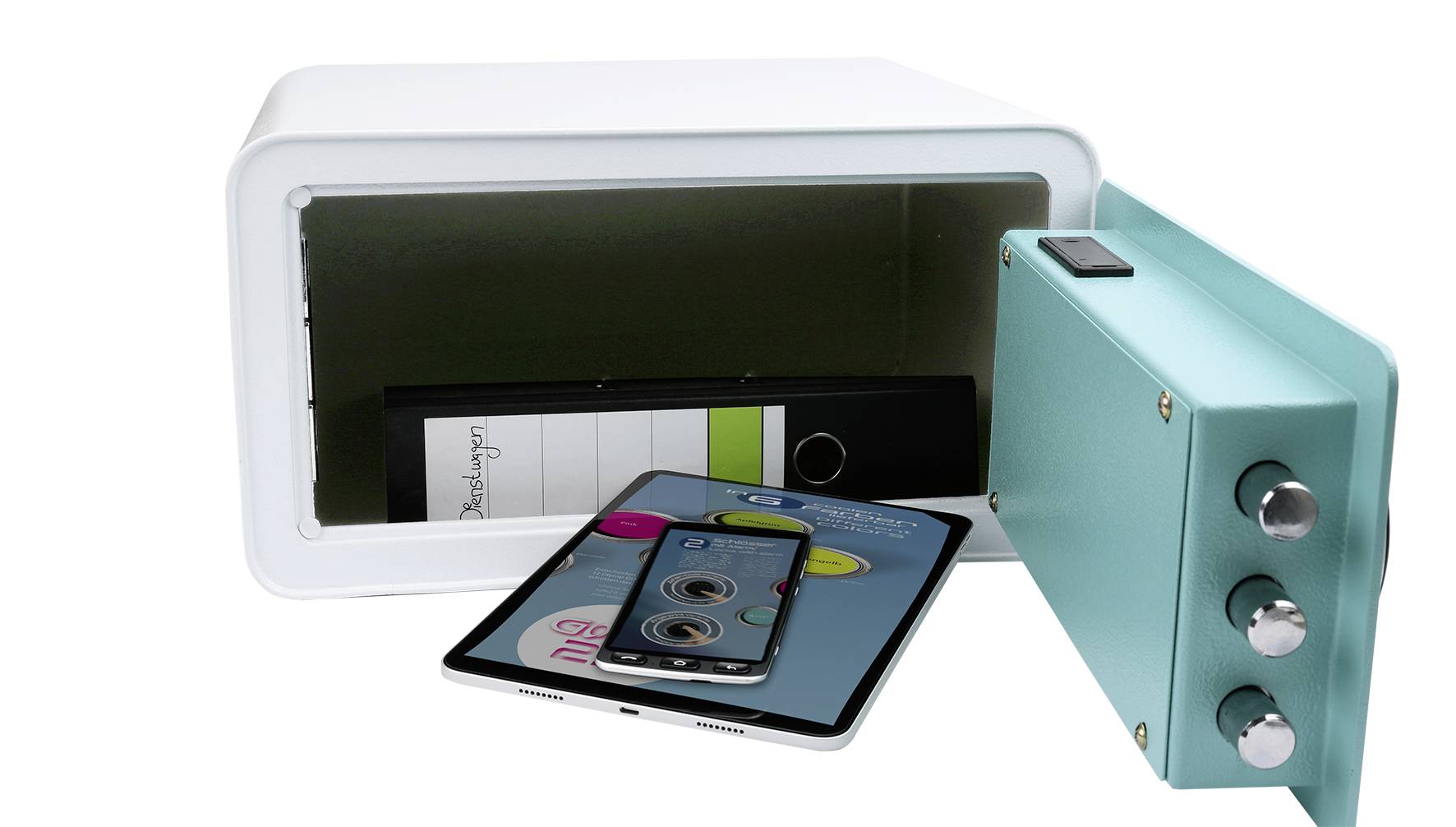 Olympia 7116 GOsafe 210 Tresor Zahlenschloss, Schlüsselschloss