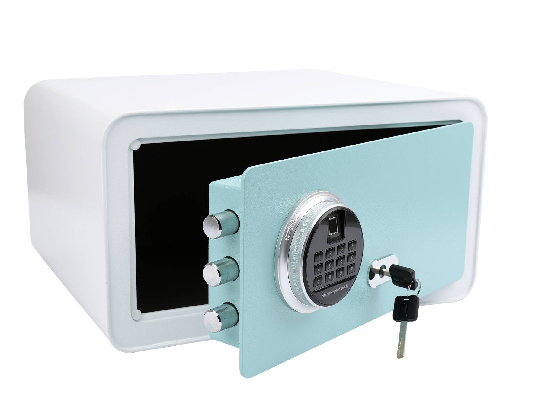 Olympia 7110 GOsafe 210FP Tresor Fingerabdruckschloss, Zahlenschloss, Schlüsselschloss