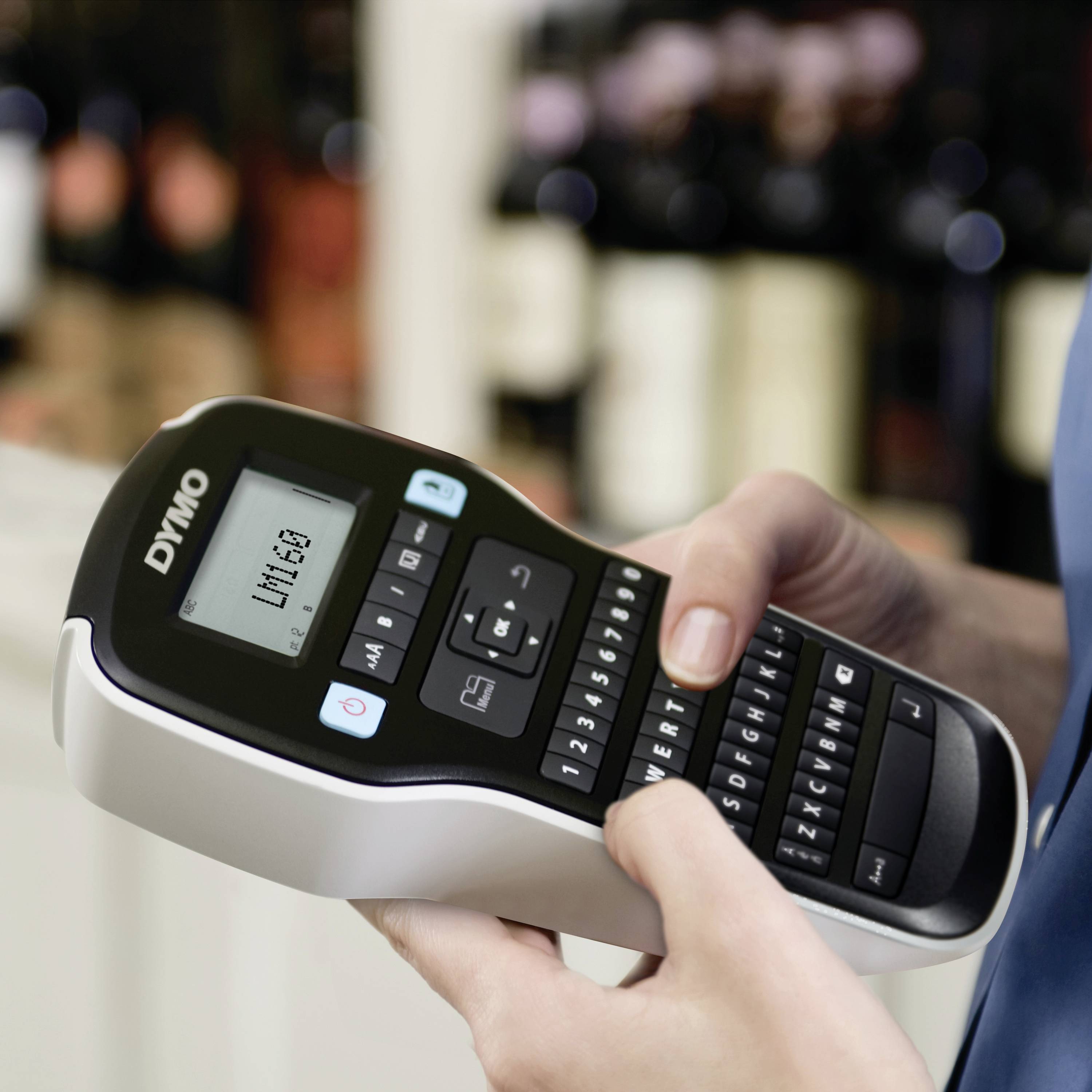 DYMO Labelmanager 160 Value Pack Beschriftungsgerät Geeignet für Schriftband: D1 12 mm, 9 mm, 6mm