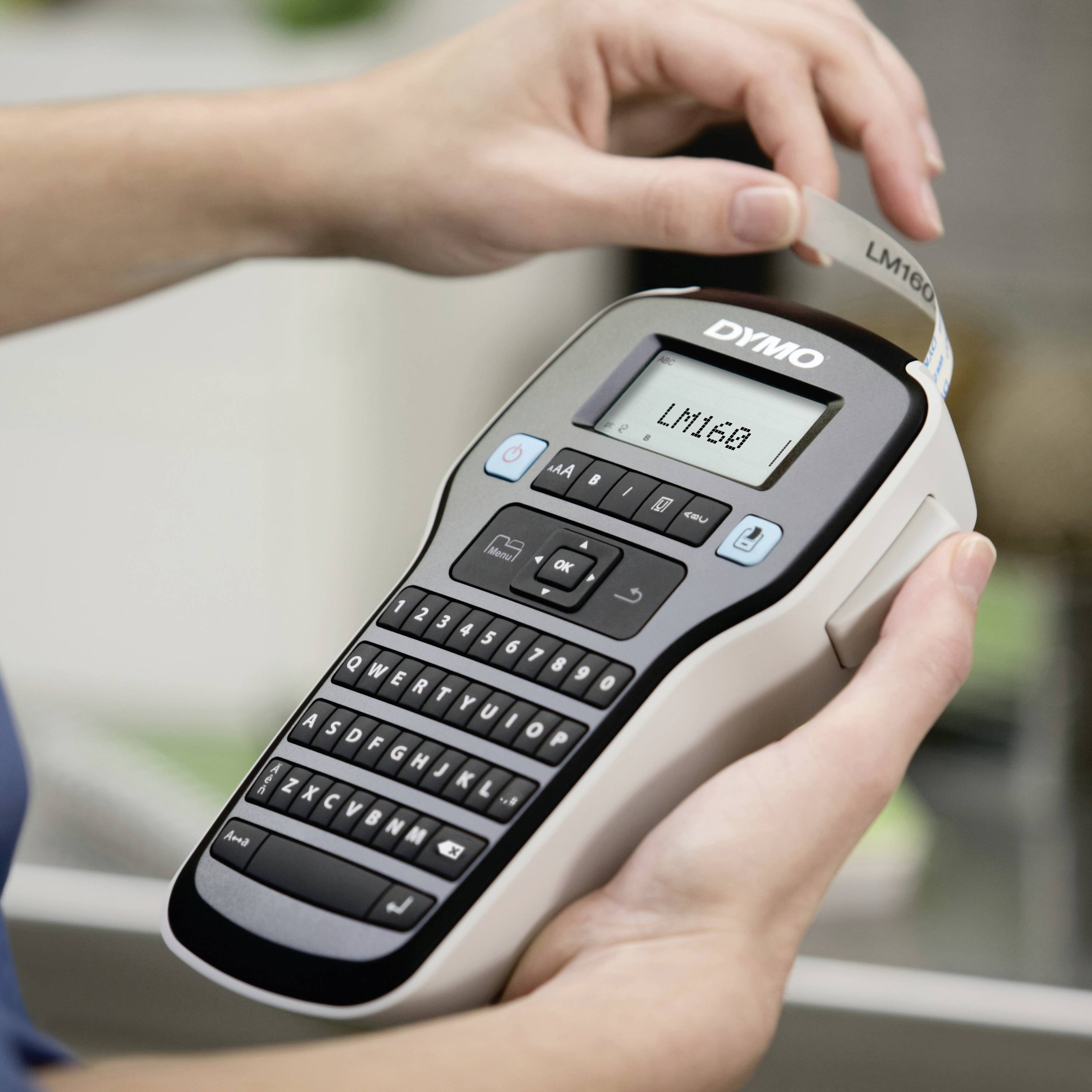 DYMO Labelmanager 160 Value Pack Beschriftungsgerät Geeignet für Schriftband: D1 12 mm, 9 mm, 6 mm