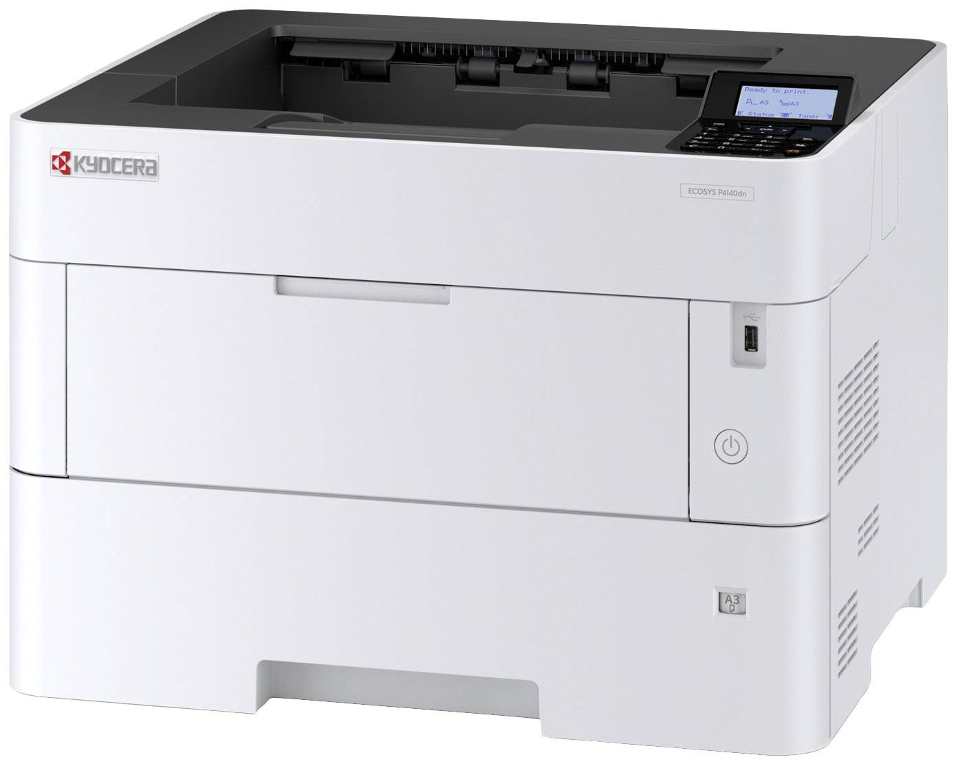 Kyocera ECOSYS P4140dn Drucker Laser Schwarz-Weiß A3 40 S./min 1200 x 1200 dpi ADF, Duplex, LAN, USB