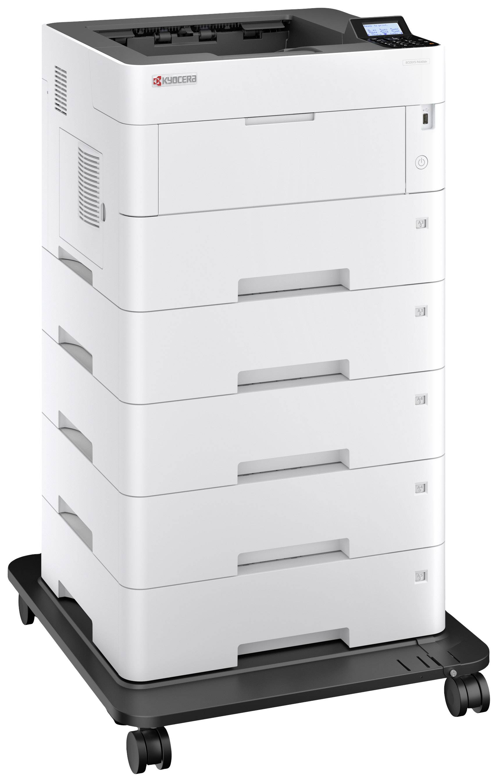 Kyocera ECOSYS P4140dn Drucker Laser Schwarz-Weiß A3 40 S./min 1200 x 1200 dpi ADF, Duplex, LAN, USB