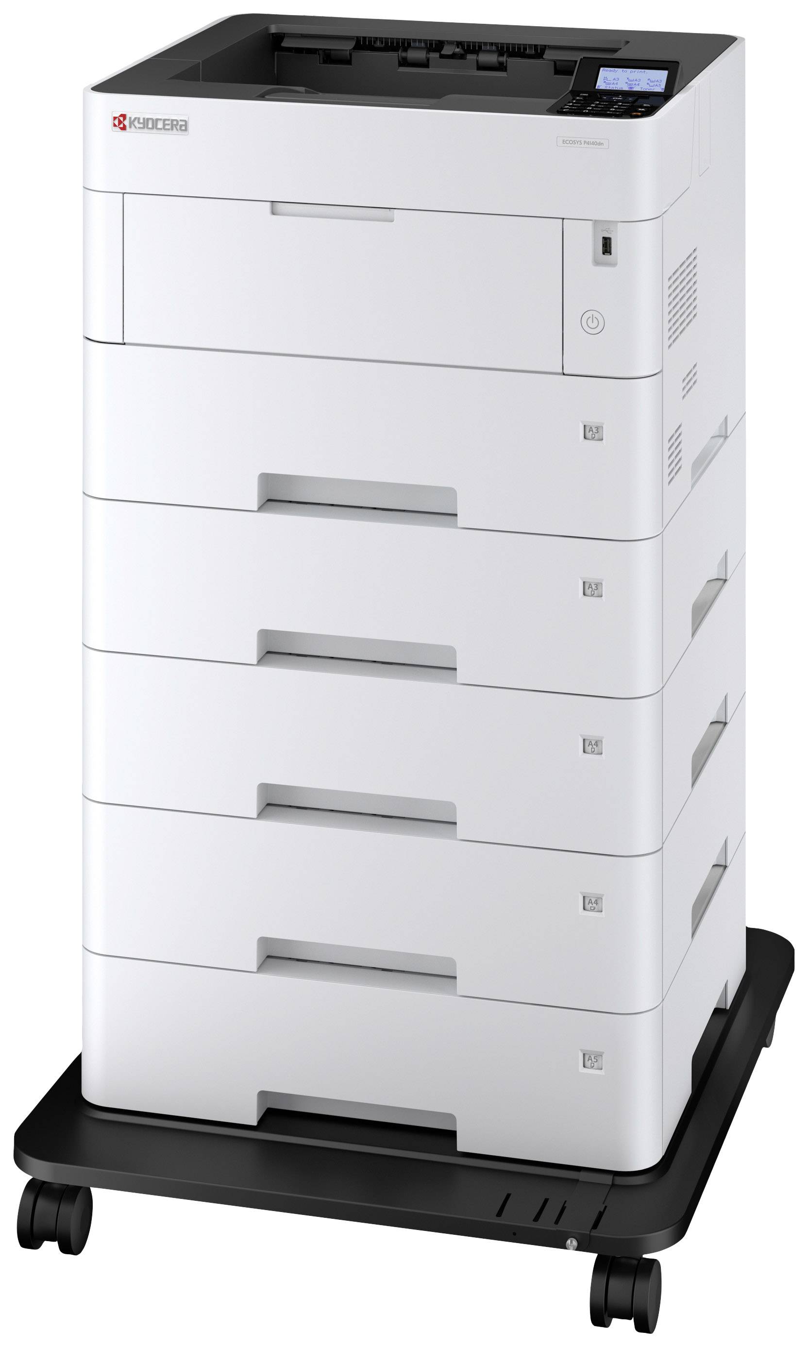 Kyocera ECOSYS P4140dn Drucker Laser Schwarz-Weiß A3 40 S./min 1200 x 1200 dpi ADF, Duplex, LAN, USB