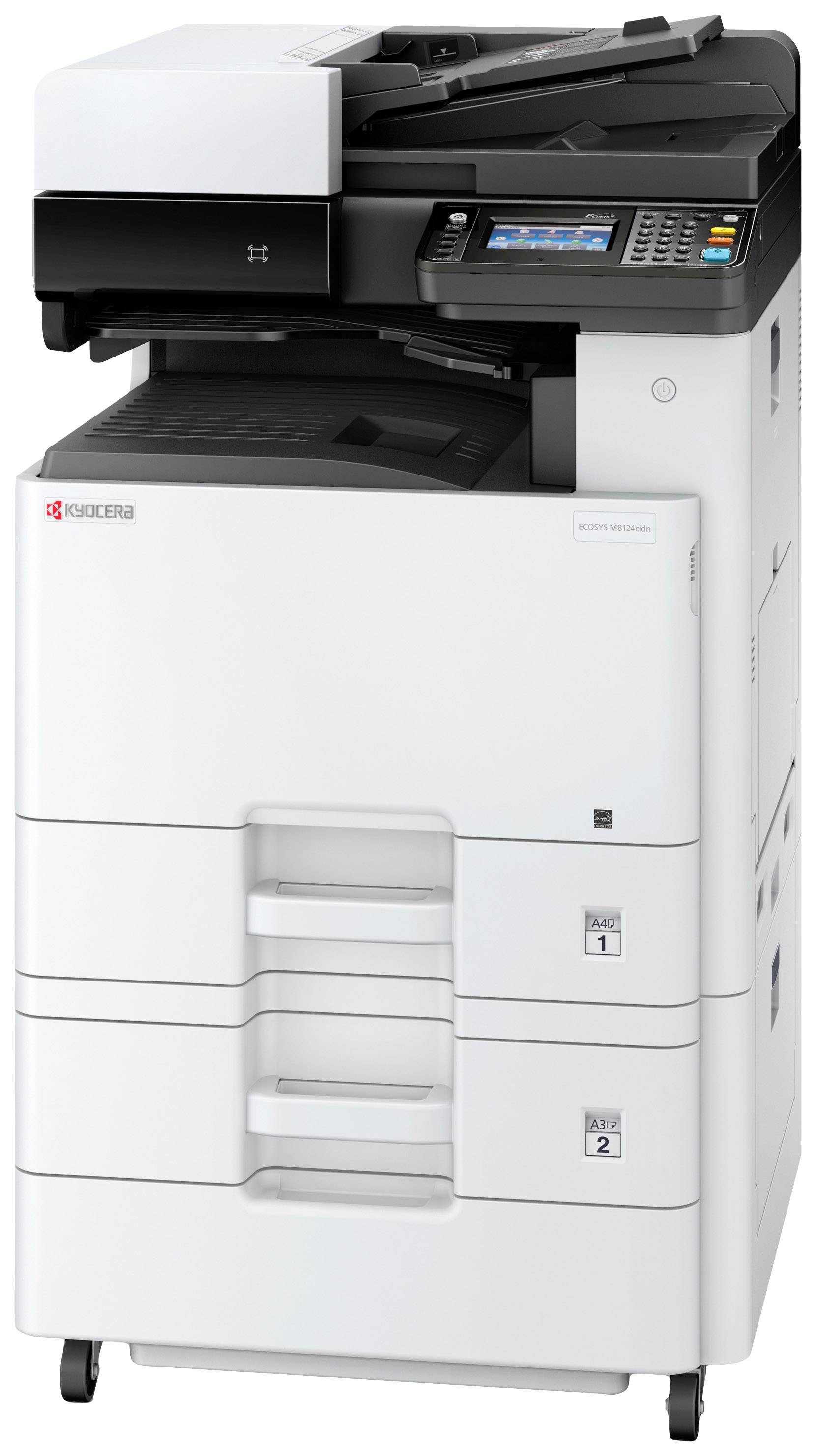 Kyocera ECOSYS M8124cidn Multifunktionsdrucker Laser Farbe A3 Drucker, Scanner, Kopierer ADF, Duplex, LAN, USB