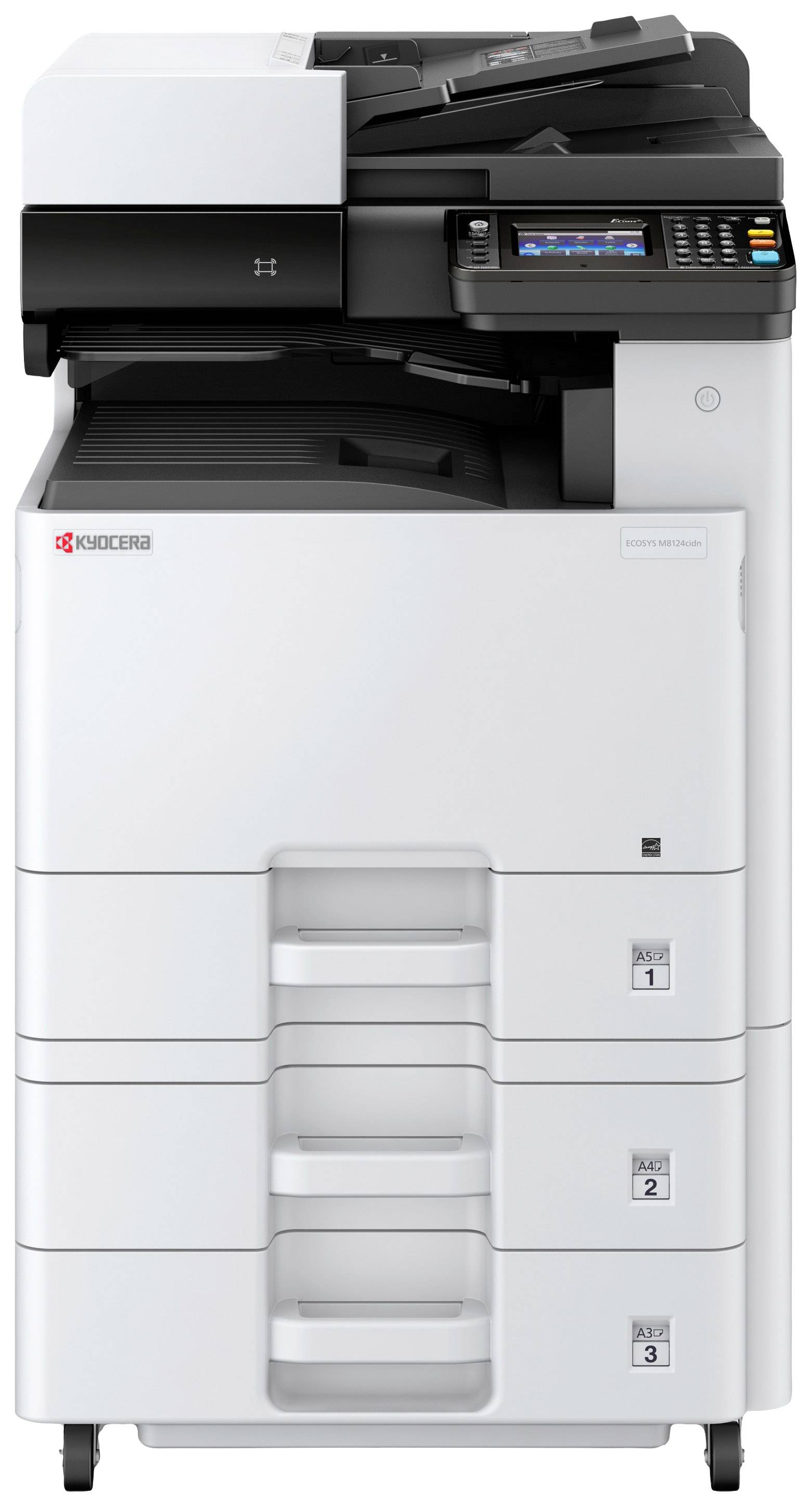 Kyocera ECOSYS M8124cidn Multifunktionsdrucker Laser Farbe A3 Drucker, Scanner, Kopierer ADF, Duplex, LAN, USB