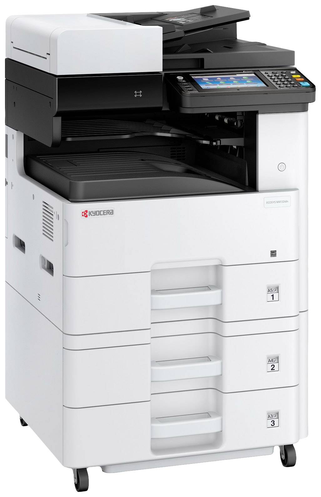 Kyocera ECOSYS M4132idn Multifunktionsdrucker Laser Schwarz-Weiß A3 Drucker, Scanner, Kopierer ADF, Duplex, LAN, USB