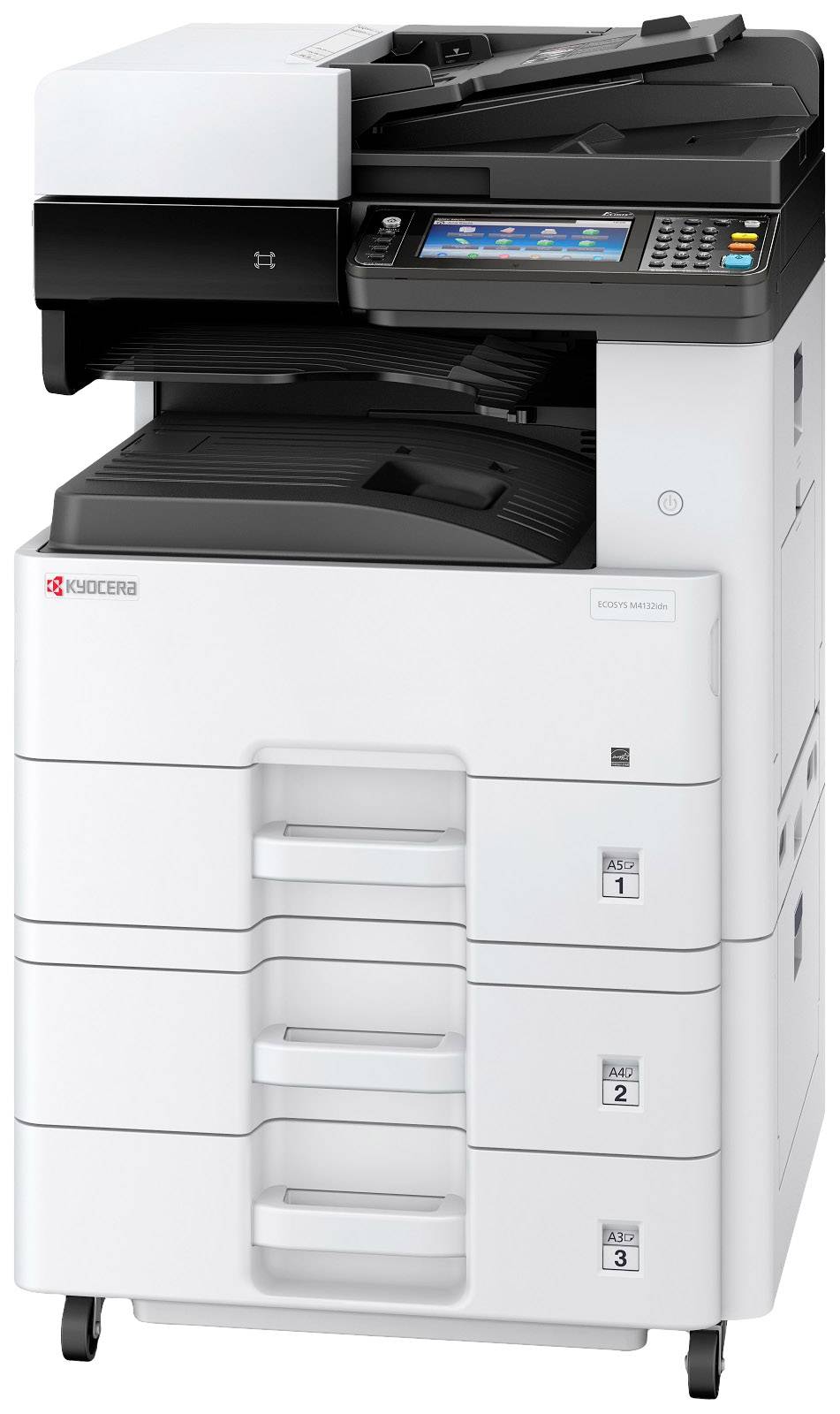 Kyocera ECOSYS M4132idn Multifunktionsdrucker Laser Schwarz-Weiß A3 Drucker, Scanner, Kopierer ADF, Duplex, LAN, USB
