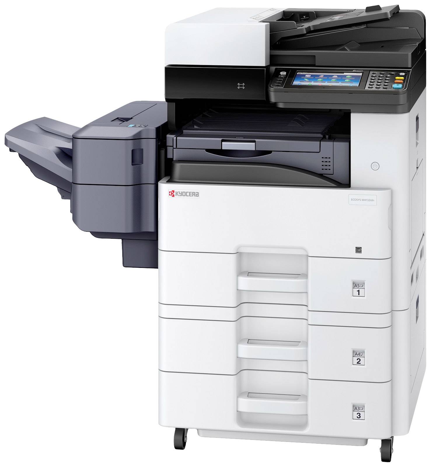 Kyocera ECOSYS M4132idn Multifunktionsdrucker Laser Schwarz-Weiß A3 Drucker, Scanner, Kopierer ADF, Duplex, LAN, USB