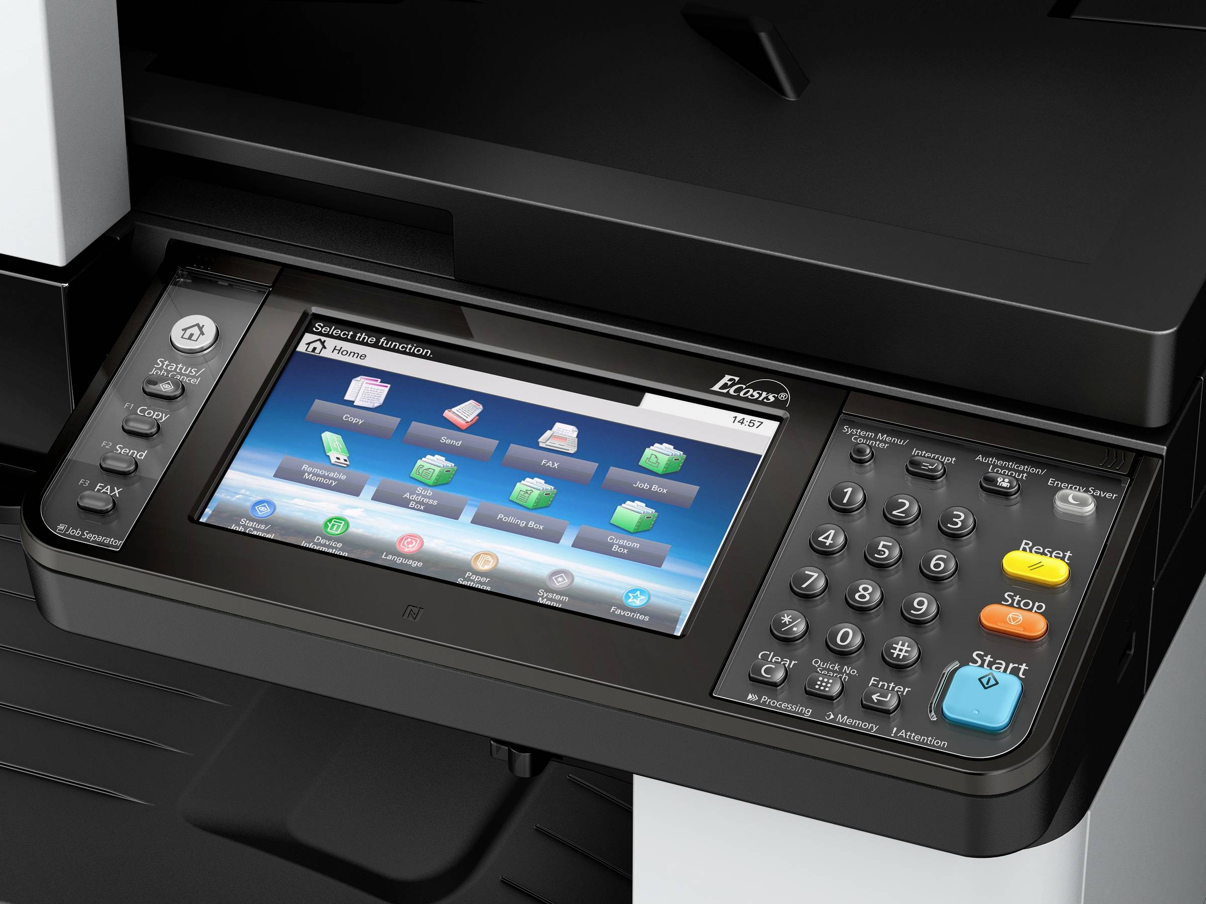 Kyocera ECOSYS M4132idn Multifunktionsdrucker Laser Schwarz-Weiß A3 Drucker, Scanner, Kopierer ADF, Duplex, LAN, USB