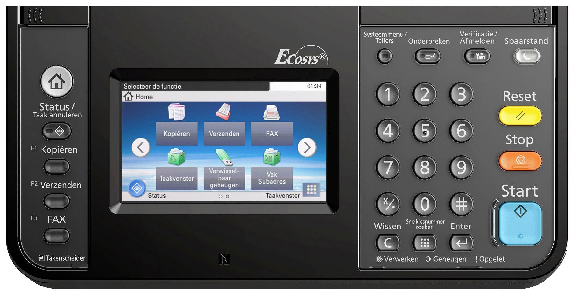 Kyocera ECOSYS M4125idn Multifunktionsdrucker Laser Schwarz-Weiß A3 Drucker, Scanner, Kopierer ADF, Duplex, LAN, USB