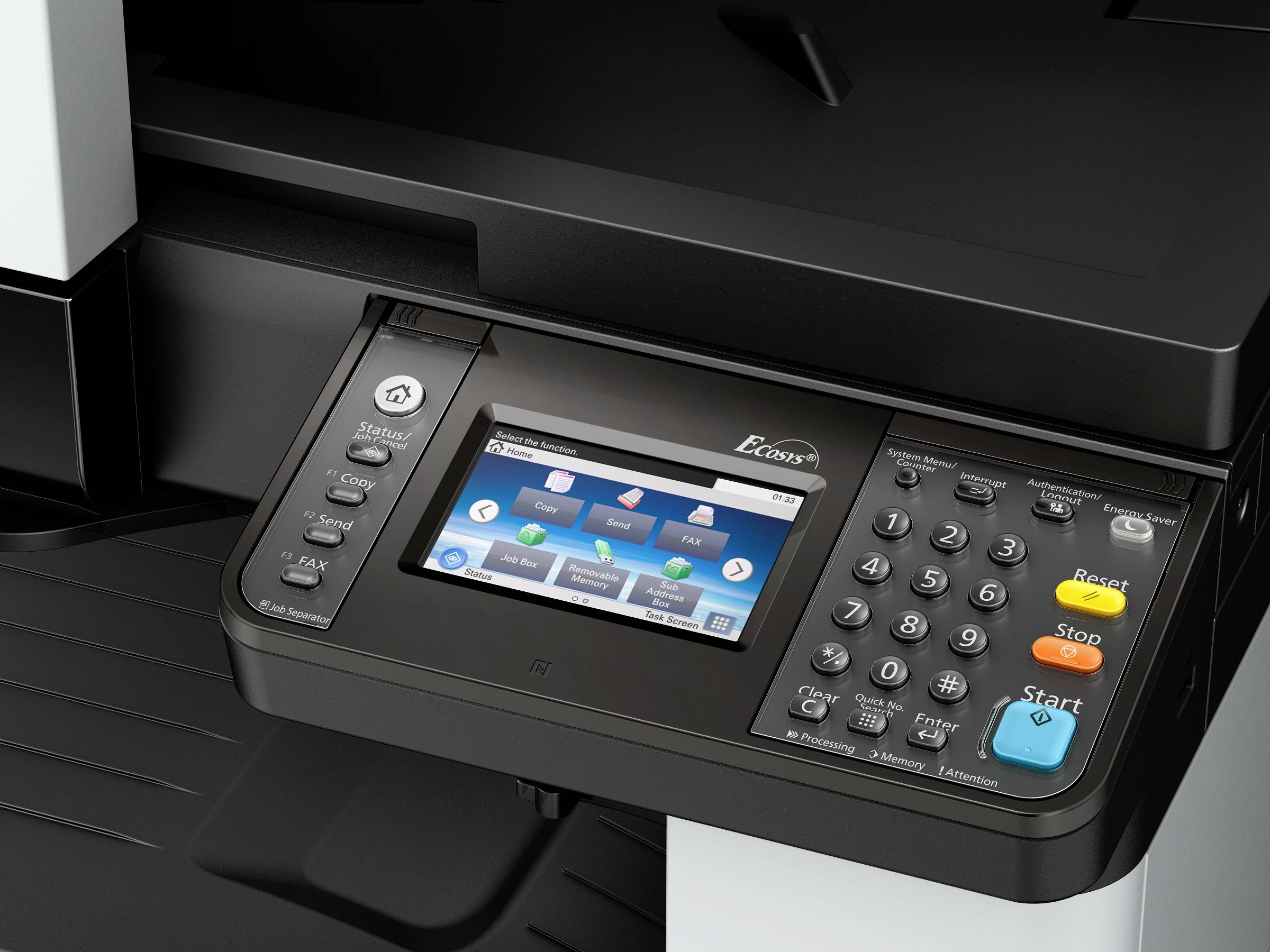 Kyocera ECOSYS M4125idn Multifunktionsdrucker Laser Schwarz-Weiß A3 Drucker, Scanner, Kopierer ADF, Duplex, LAN, USB