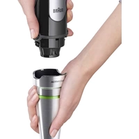 Braun MultiQuick Stabmixer 1000 W mit Mixbecher, BPA-frei, stufenlose Geschwindigkeitseinstellung Edelstahl (gebürstet) Braun MultiQuick Stabmixer 1000 W mit Mixbecher, BPA-frei, stufenlose Geschwindigkeitseinstellung Edelstahl (gebürstet)