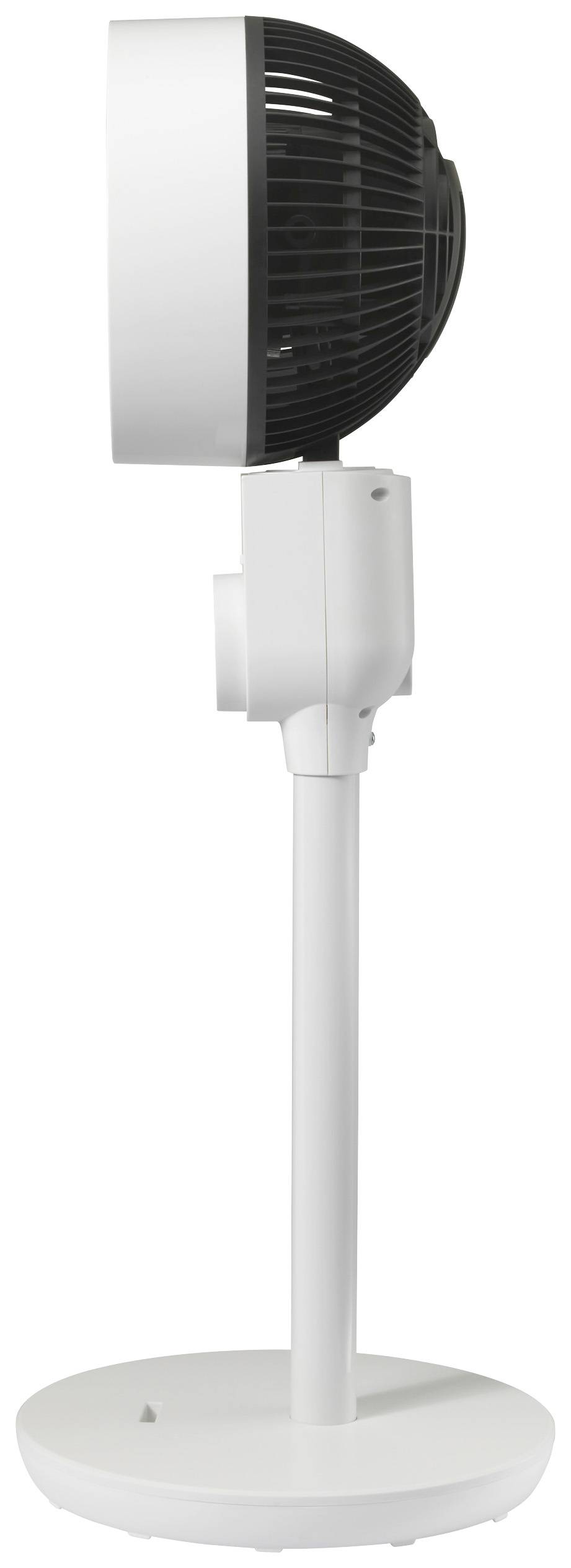 Sygonix Standventilator 50W (Ø x H) 250mm x 880mm Weiß Höhenverstellbar, mit Fernbedienung, Oszillierend, LED-Display, Timer